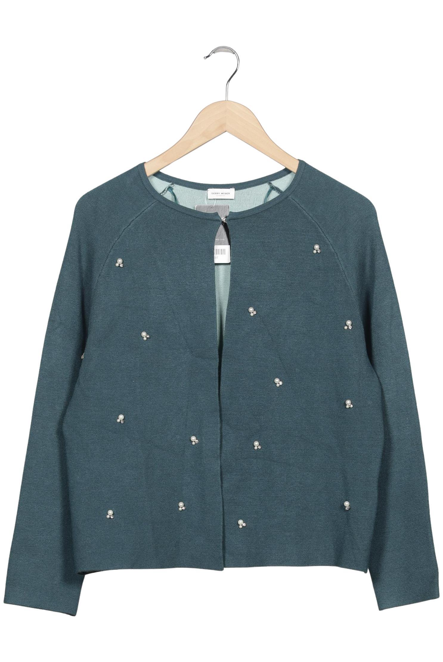 

Gerry Weber Damen Strickjacke, türkis, Gr. 42
