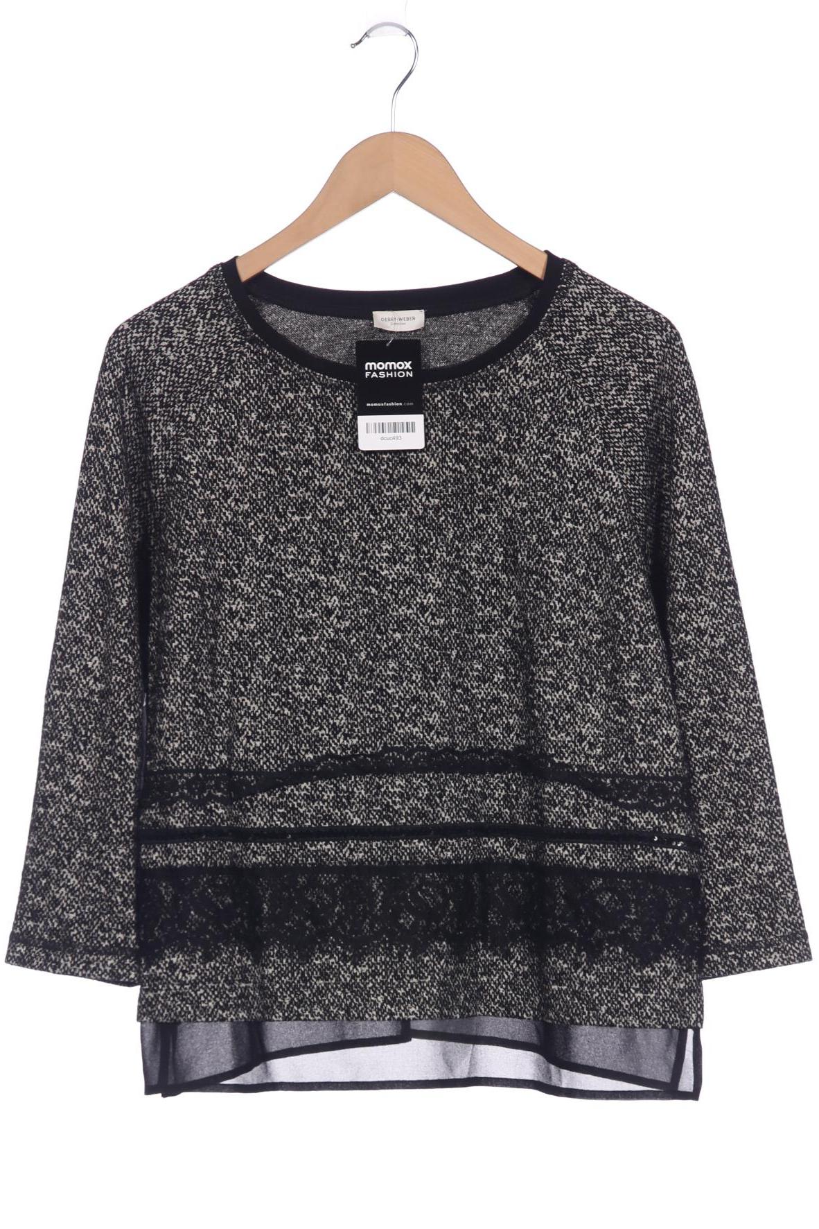 

Gerry Weber Damen Sweatshirt, schwarz, Gr. 42