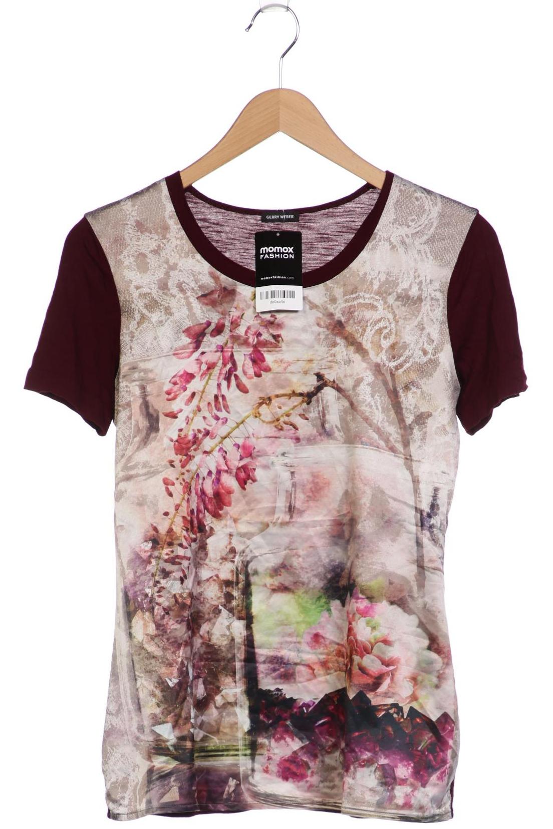 

Gerry Weber Damen T-Shirt, bordeaux, Gr. 36