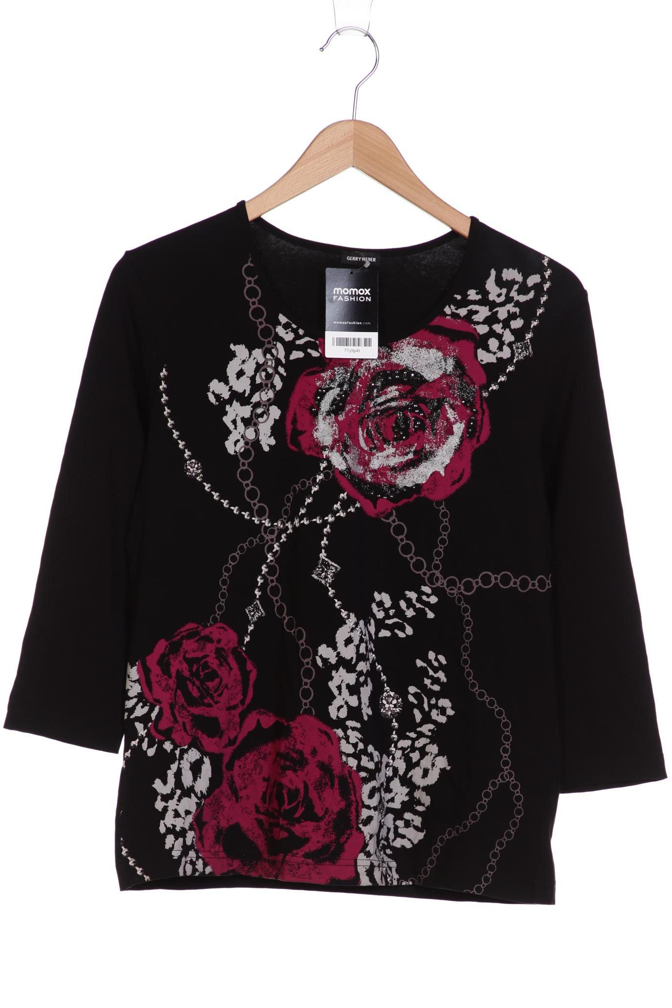 

Gerry Weber Damen Langarmshirt, schwarz, Gr. 42