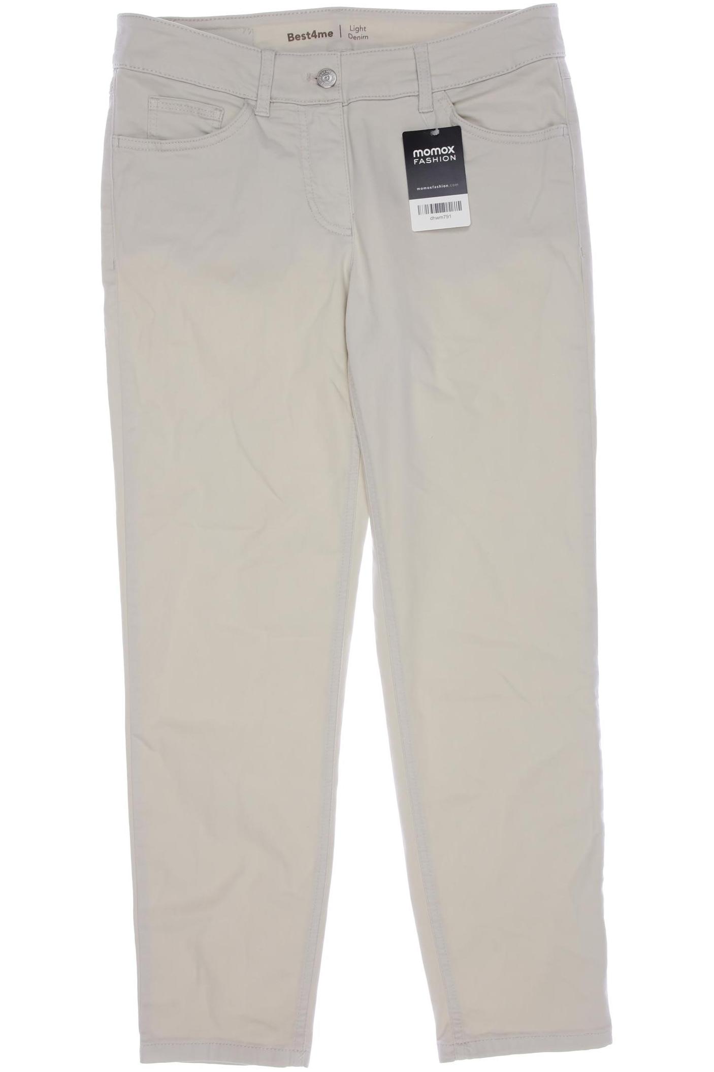 

Gerry Weber Damen Stoffhose, beige, Gr. 28