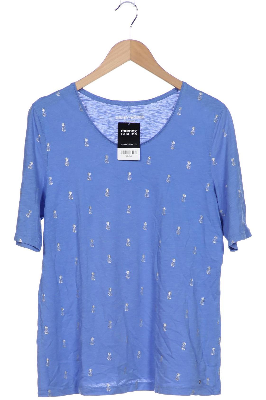 

Gerry Weber Damen T-Shirt, blau, Gr. 44