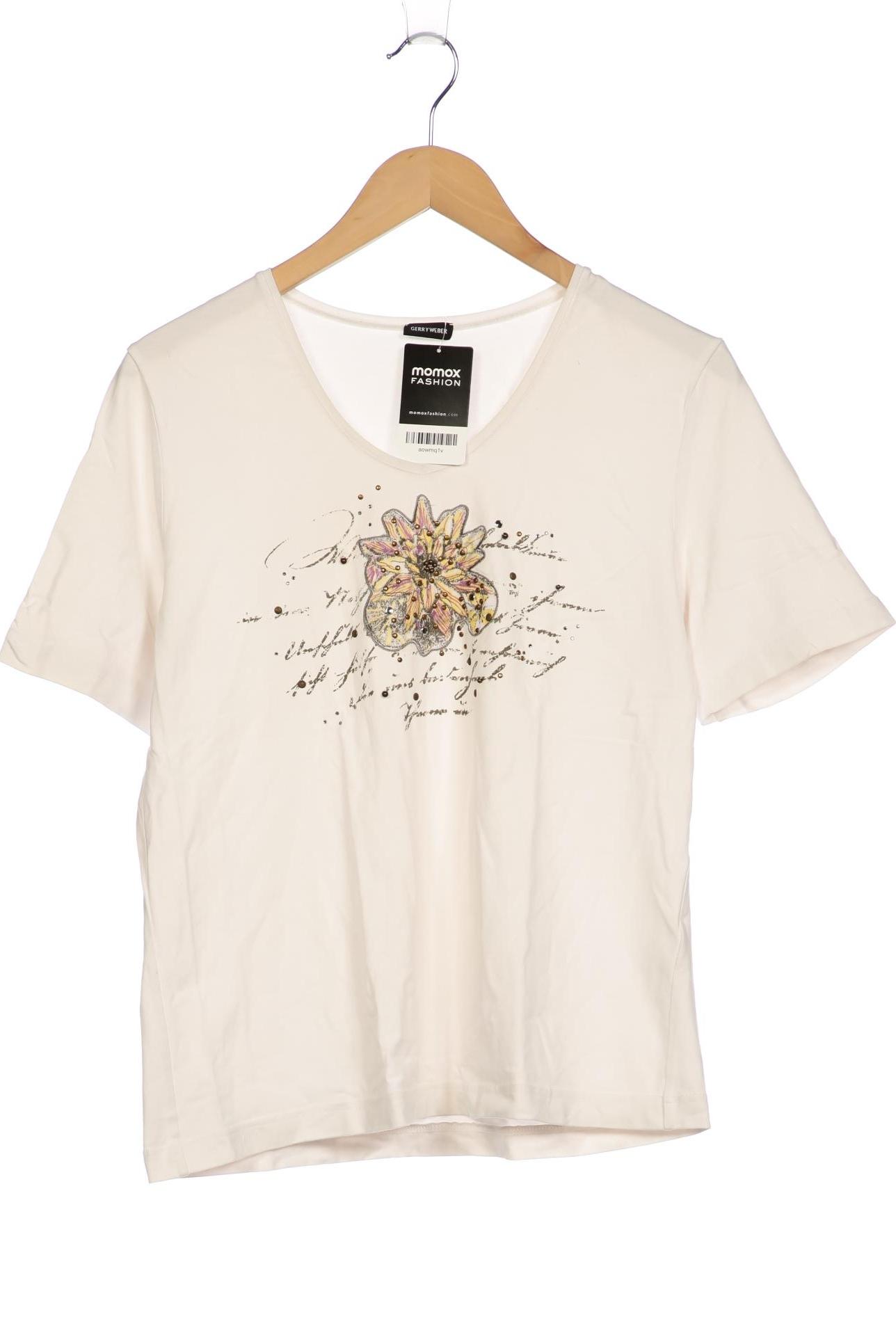 

Gerry Weber Damen T-Shirt, weiß, Gr. 44