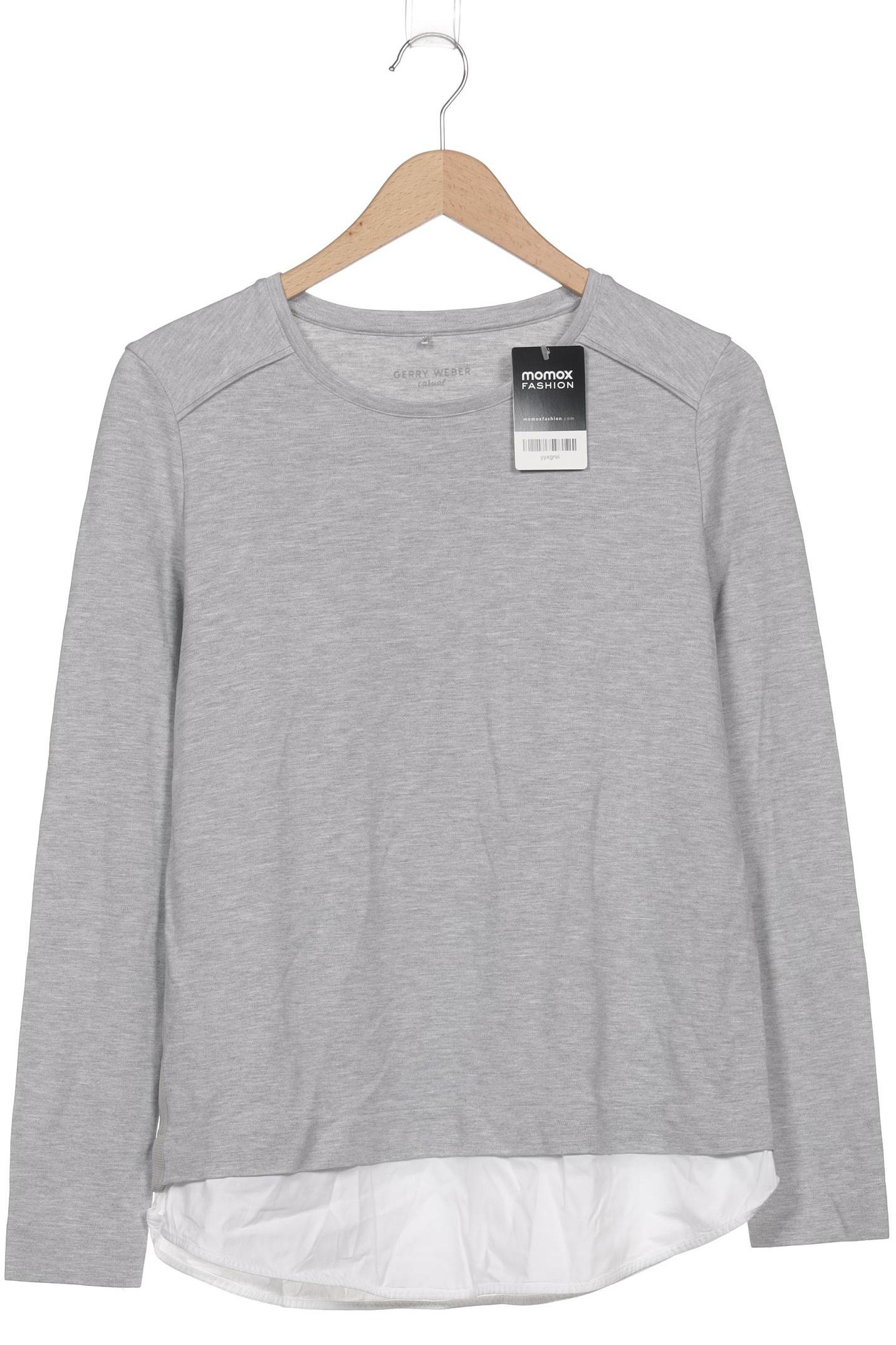 

Gerry Weber Damen Langarmshirt, grau, Gr. 40