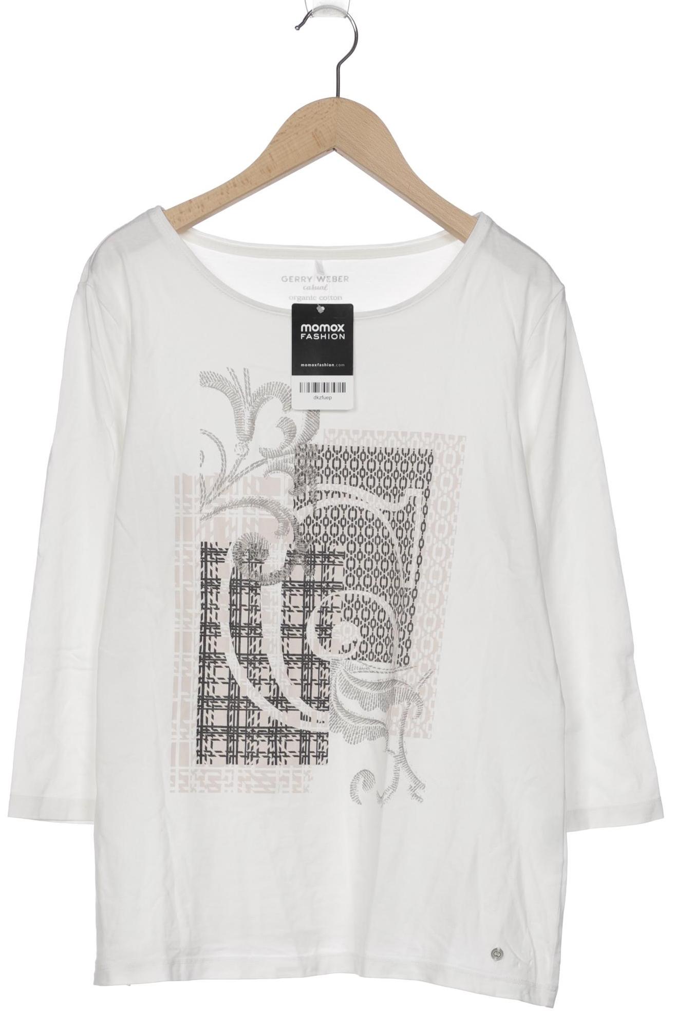 

Gerry Weber Damen Langarmshirt, weiß, Gr. 40