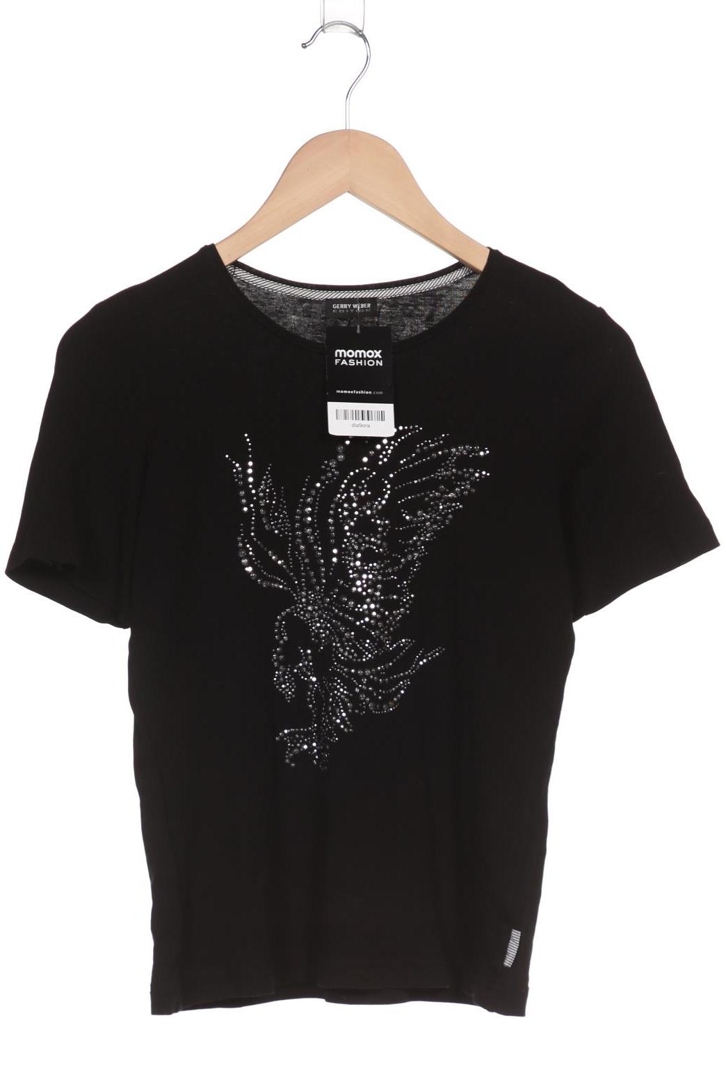 

Gerry Weber Damen T-Shirt, schwarz, Gr. 36