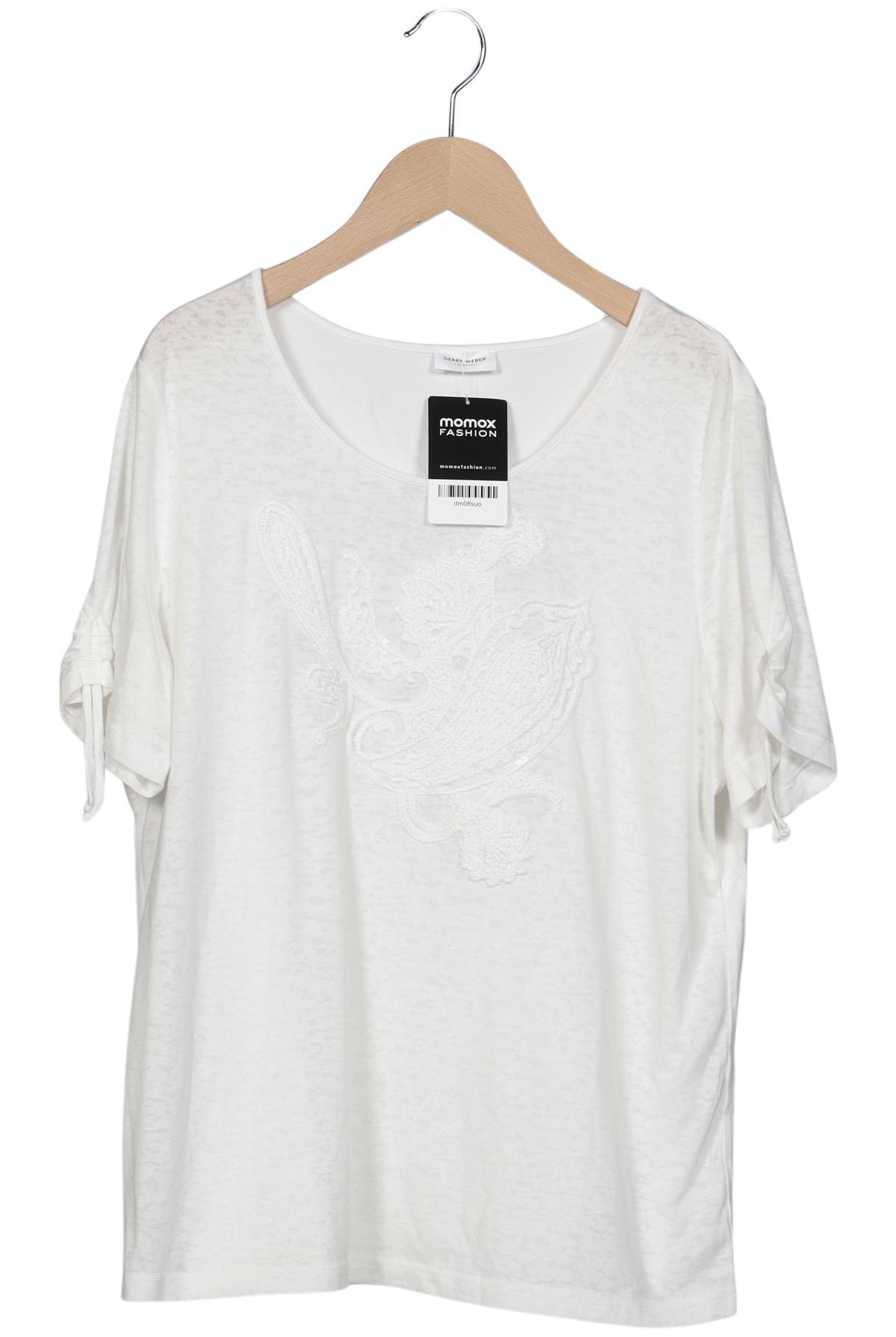 

Gerry Weber Damen T-Shirt, weiß, Gr. 44