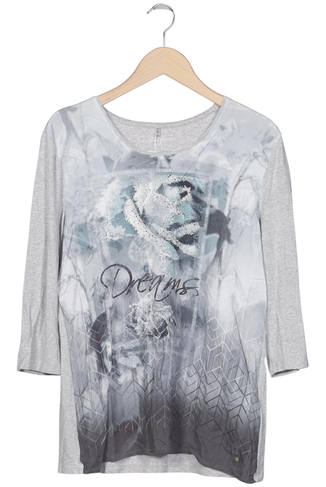 

Gerry Weber Damen Langarmshirt, grau, Gr. 42