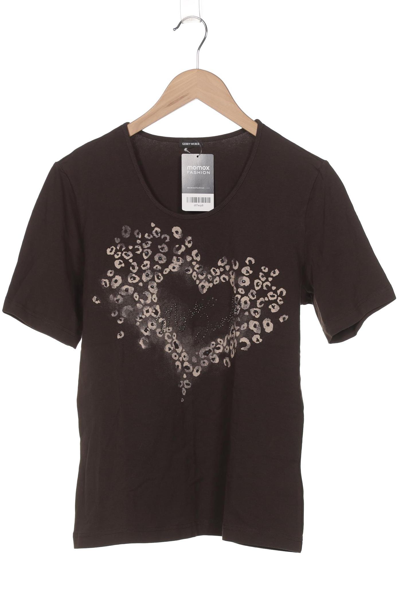 

Gerry Weber Damen T-Shirt, braun, Gr. 42