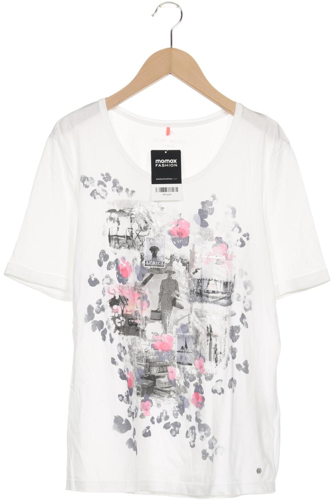 

Gerry Weber Damen T-Shirt, weiß, Gr. 40