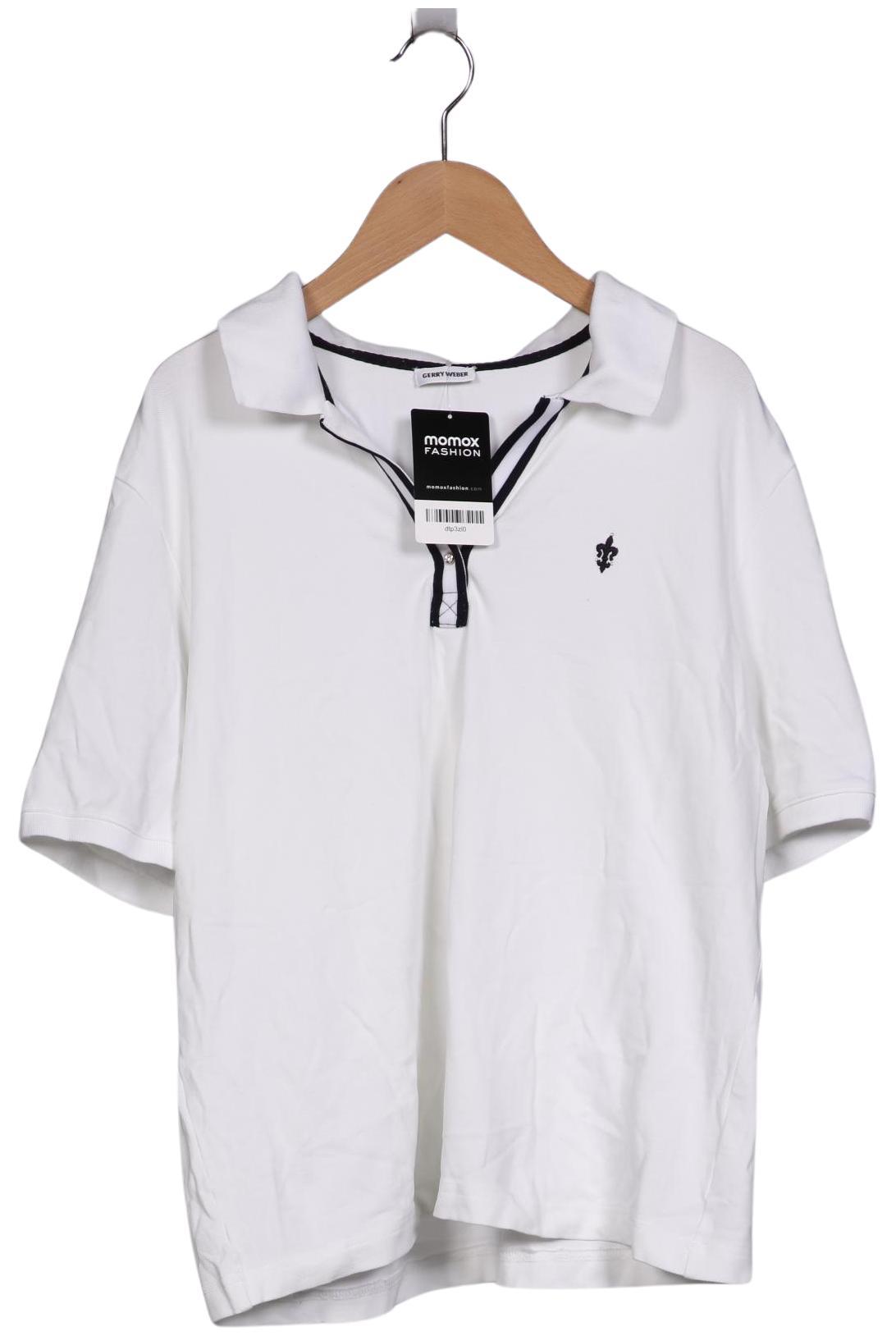 

Gerry Weber Damen Poloshirt, weiß, Gr. 48