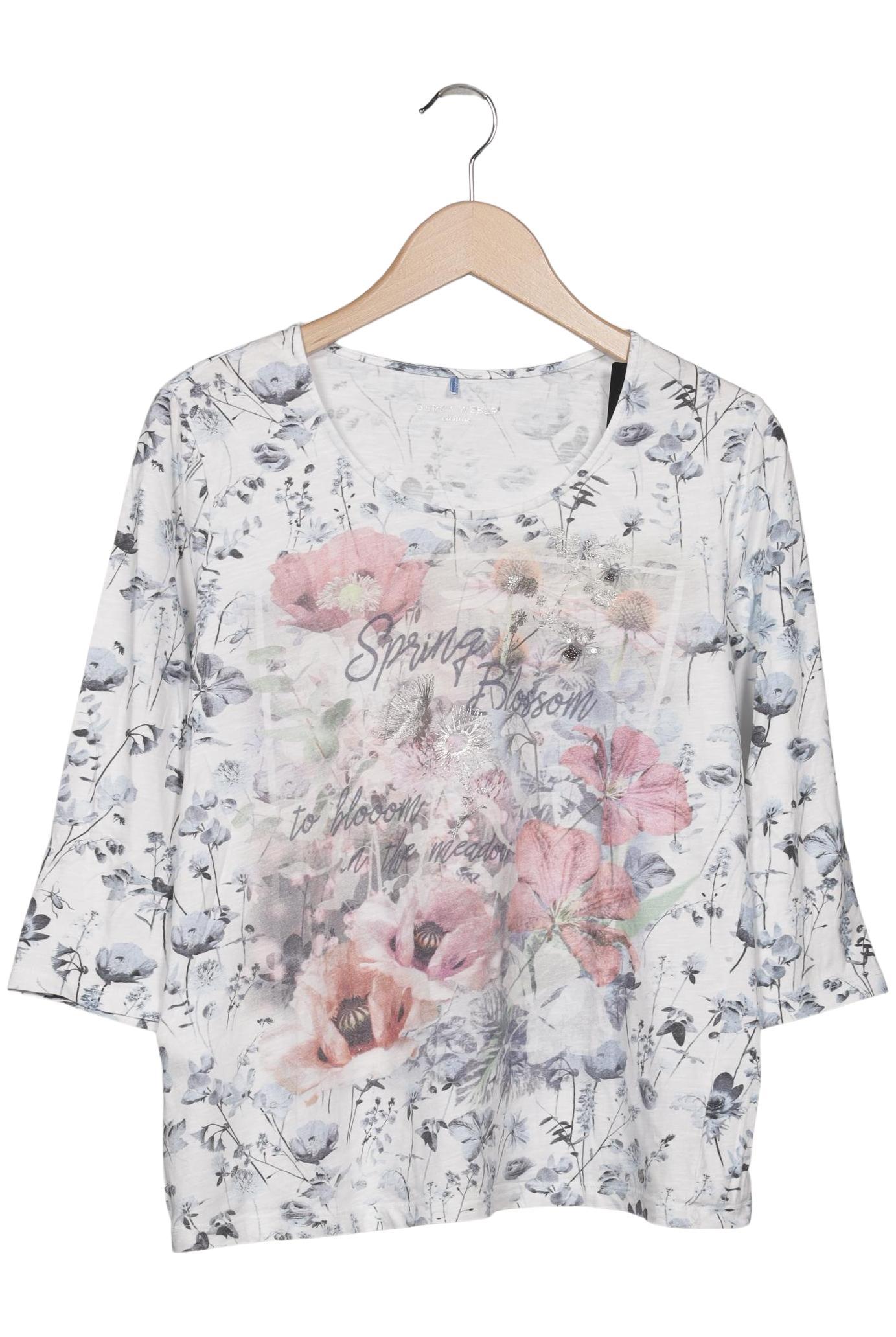 

Gerry Weber Damen Langarmshirt, weiß, Gr. 38