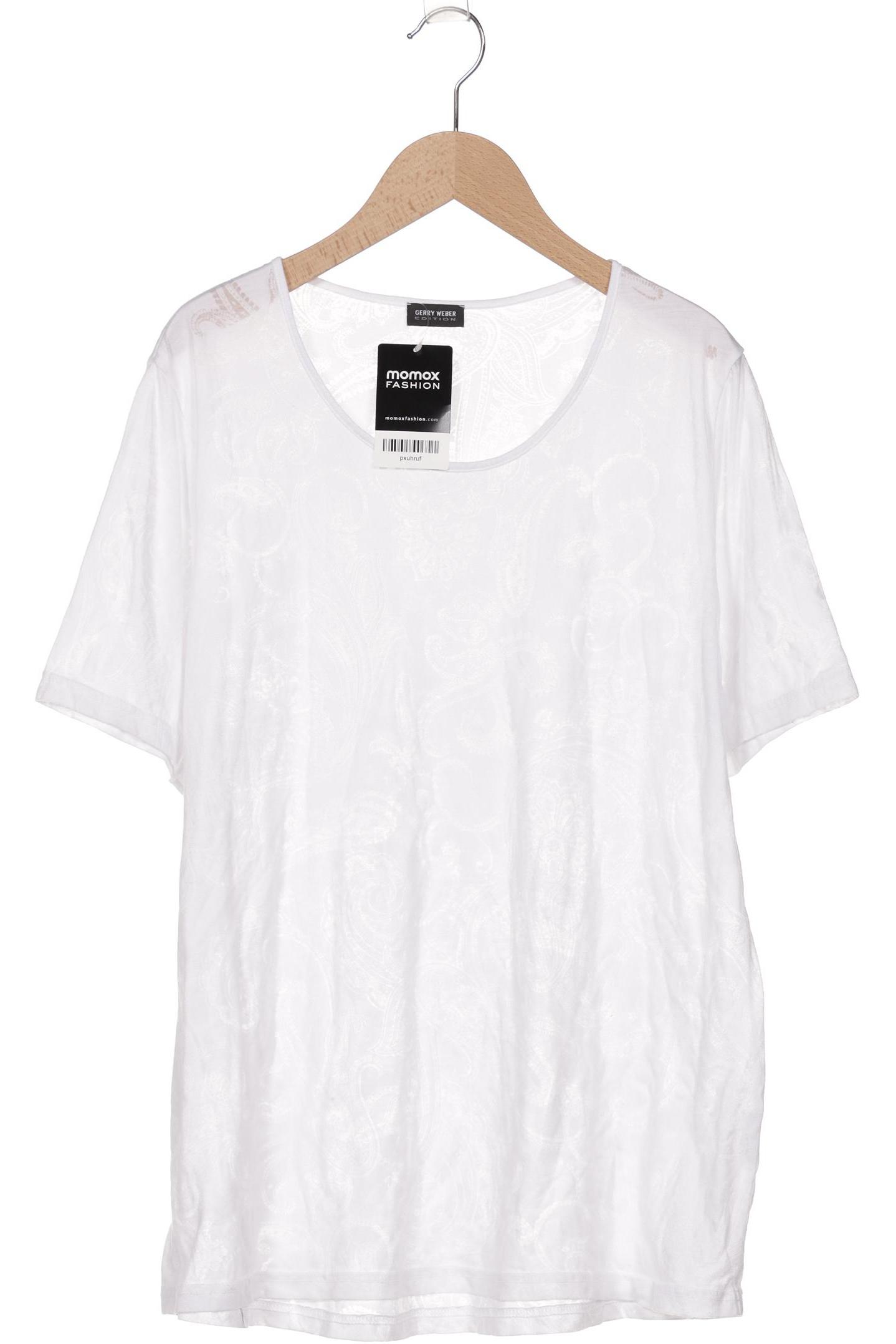 

Gerry Weber Damen T-Shirt, weiß, Gr. 44