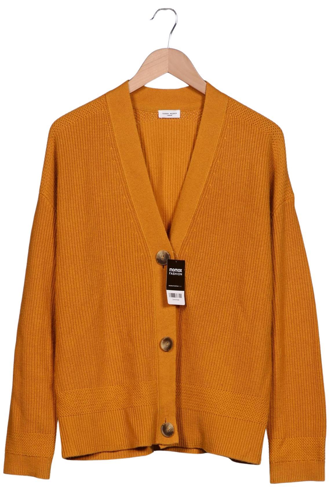 

Gerry Weber Damen Strickjacke, gelb, Gr. 44