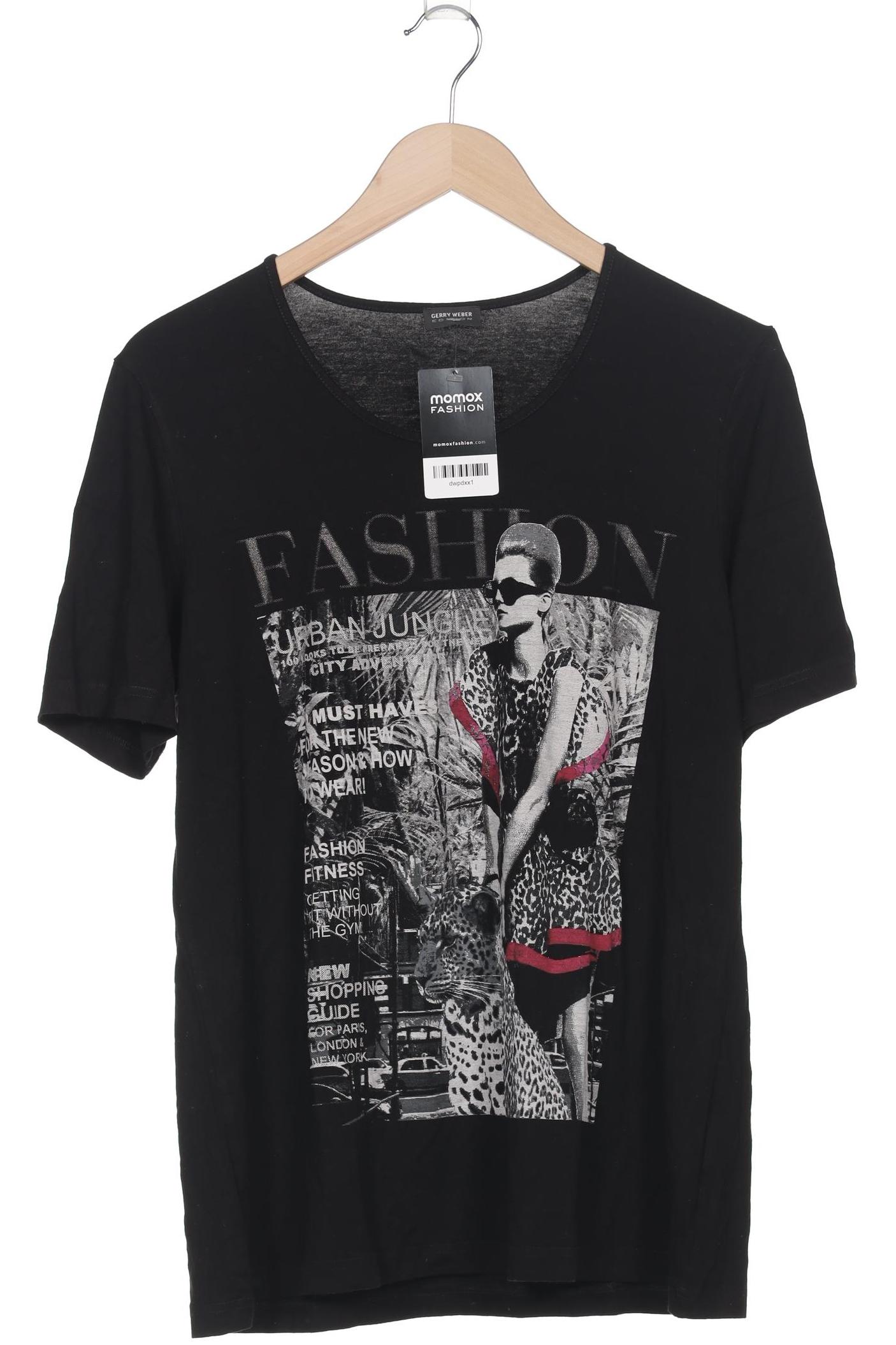 

Gerry Weber Damen T-Shirt, schwarz, Gr. 44