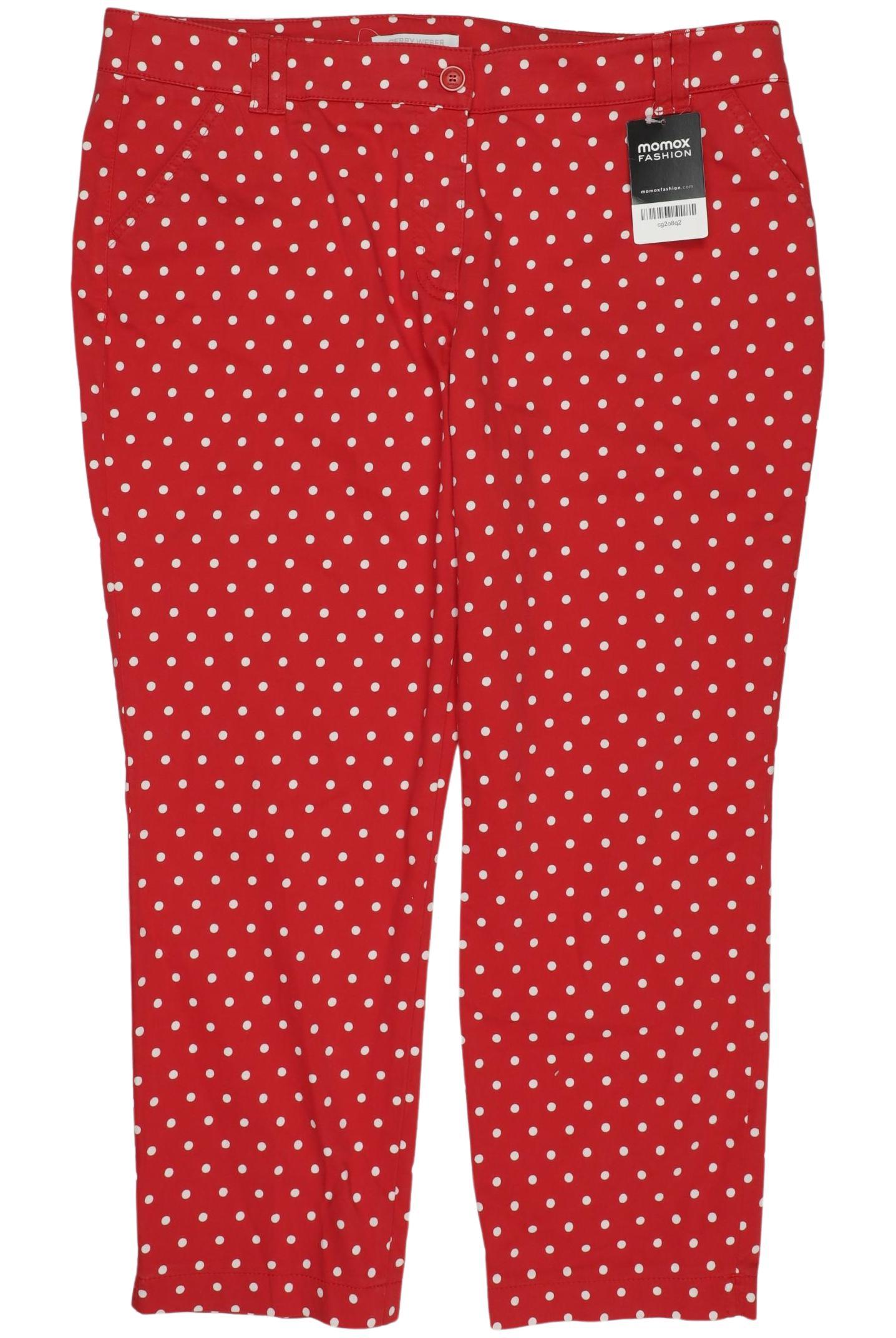 

Gerry Weber Damen Stoffhose, rot, Gr. 46