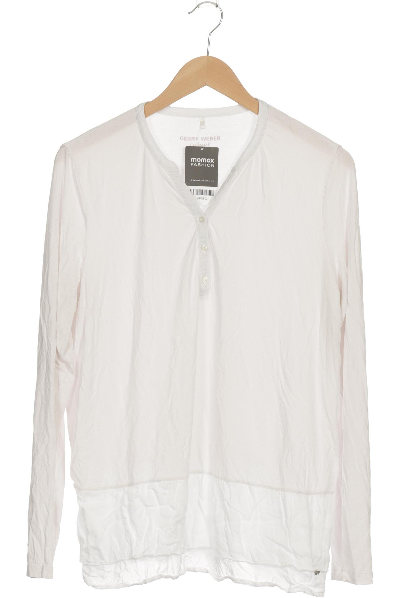 

Gerry Weber Damen Langarmshirt, weiß, Gr. 42