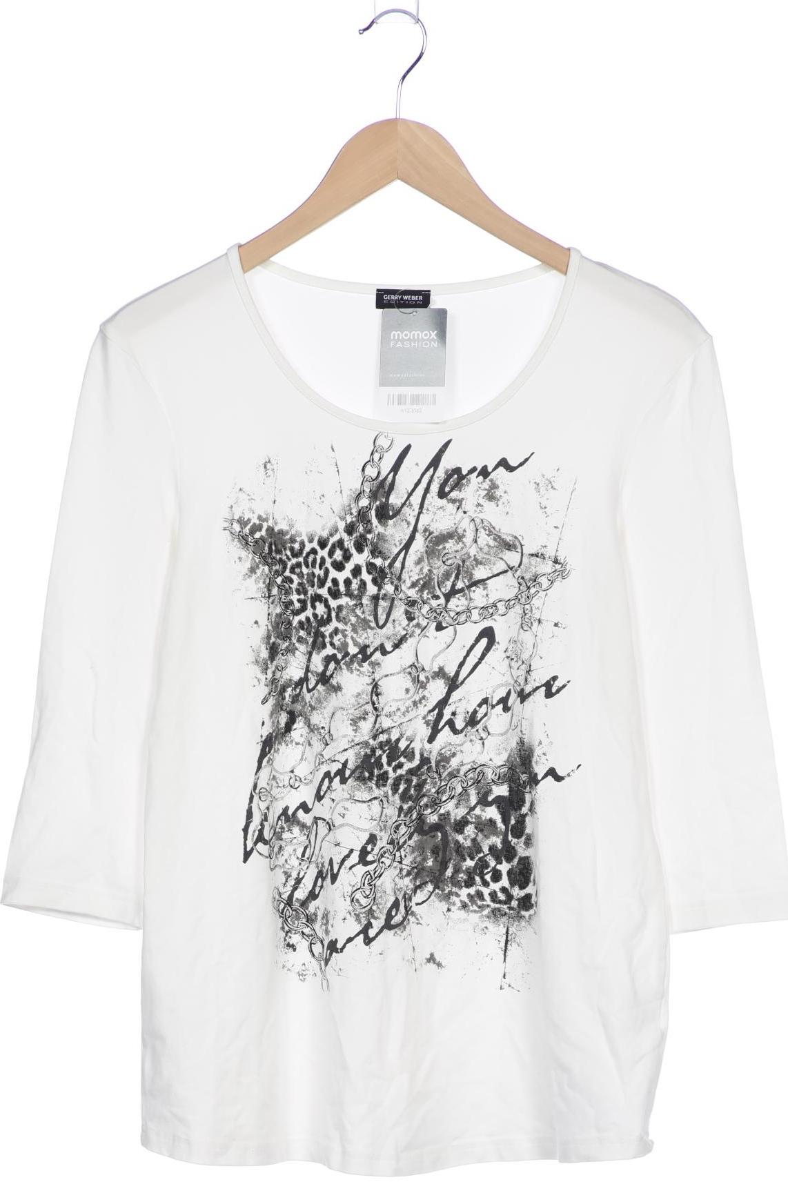

Gerry Weber Damen Langarmshirt, weiß, Gr. 44