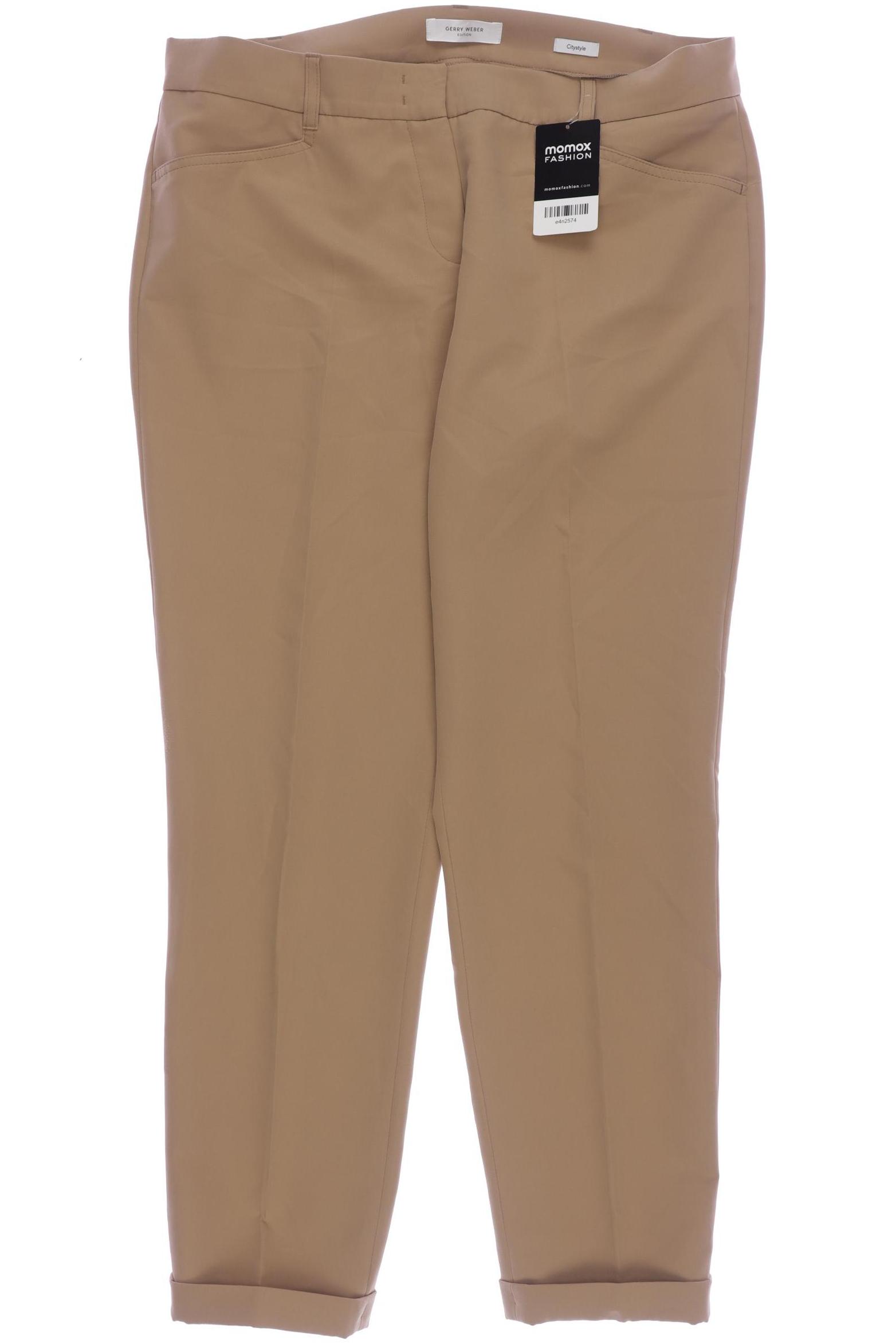 

Gerry Weber Damen Stoffhose, beige, Gr. 42
