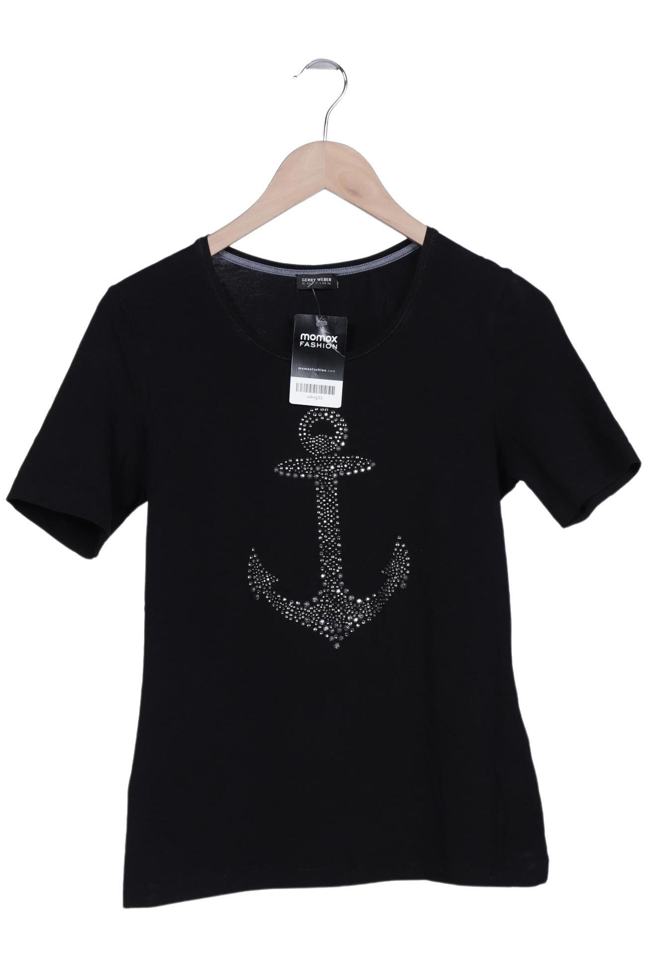 

Gerry Weber Damen T-Shirt, schwarz, Gr. 38