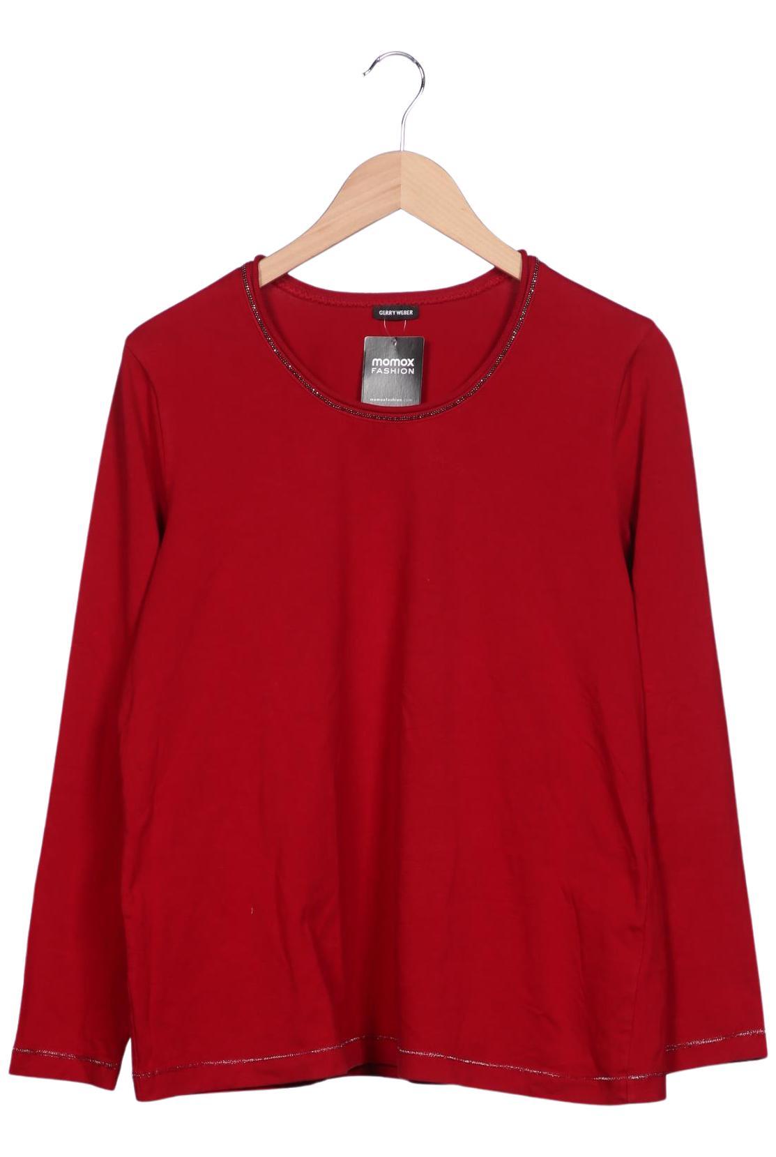 

Gerry Weber Damen Langarmshirt, rot, Gr. 46