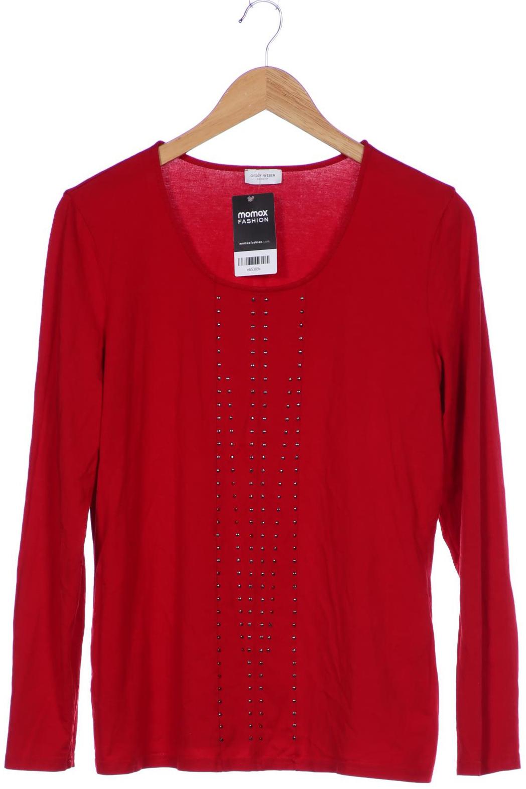 

Gerry Weber Damen Langarmshirt, rot, Gr. 42