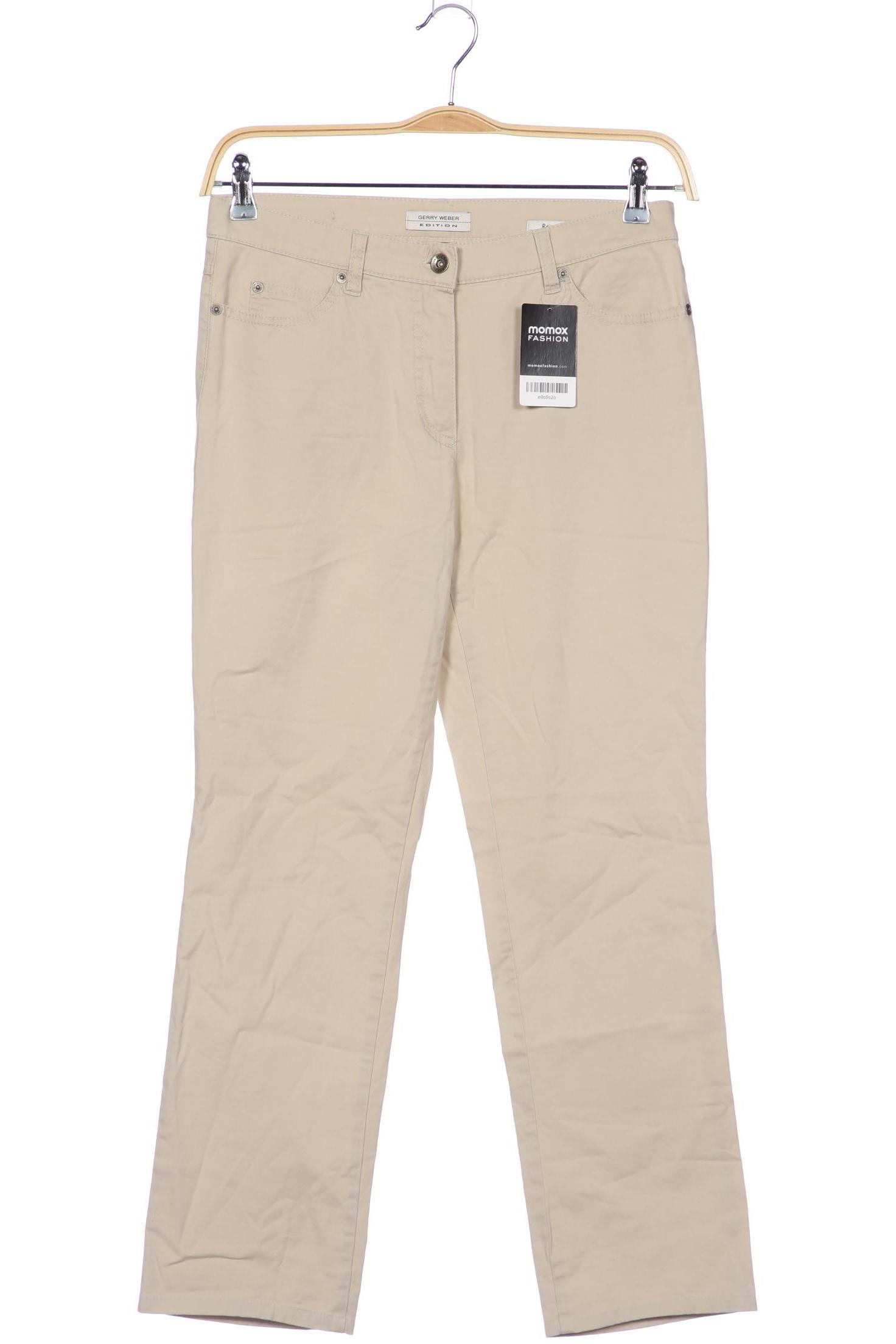 

Gerry Weber Damen Stoffhose, beige, Gr. 38