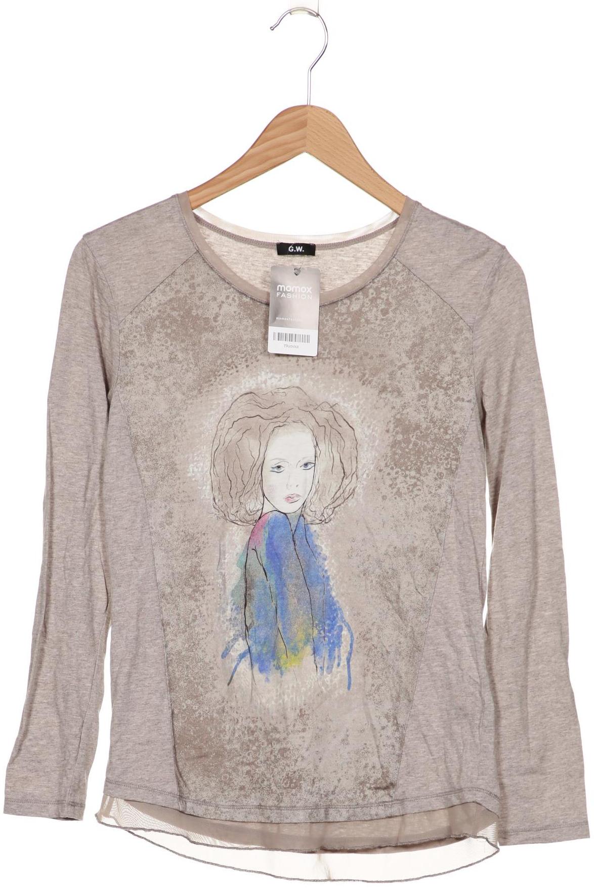 

Gerry Weber Damen Langarmshirt, grau, Gr. 36