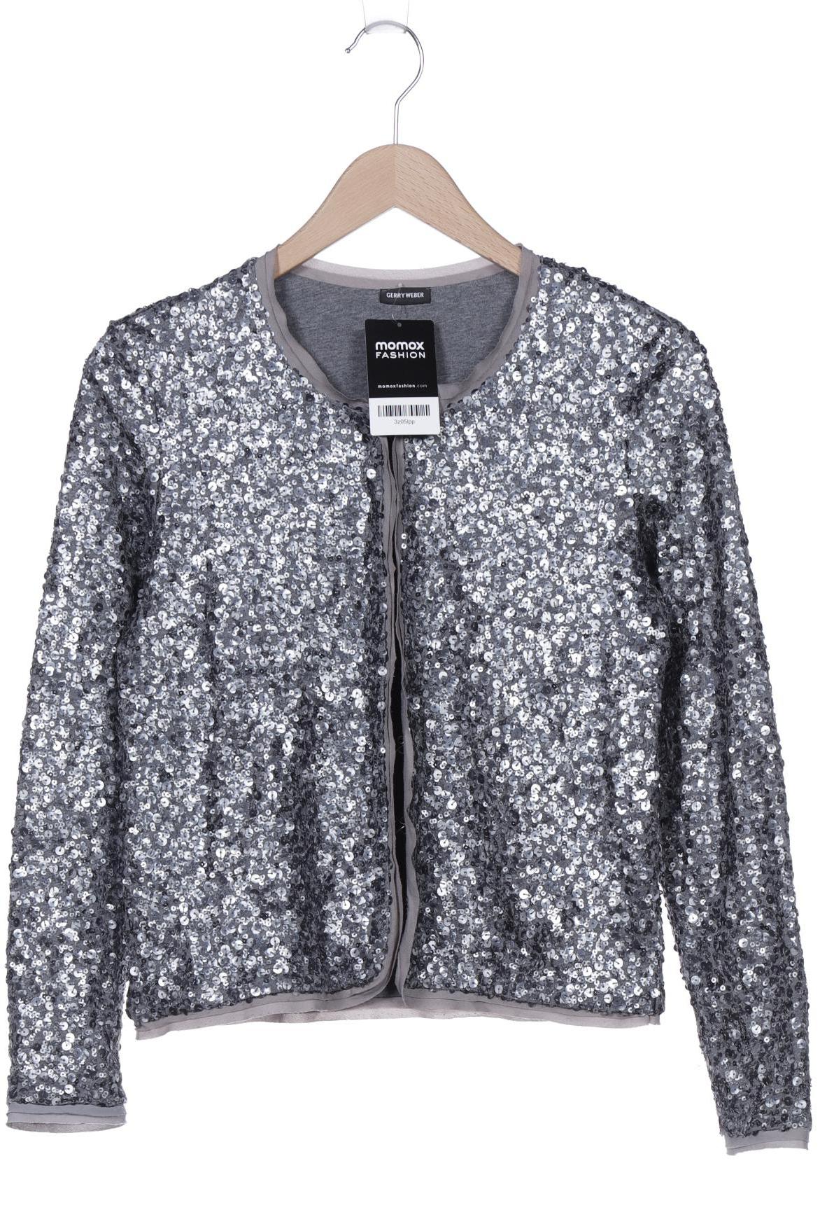 

Gerry Weber Damen Strickjacke, silber, Gr. 38