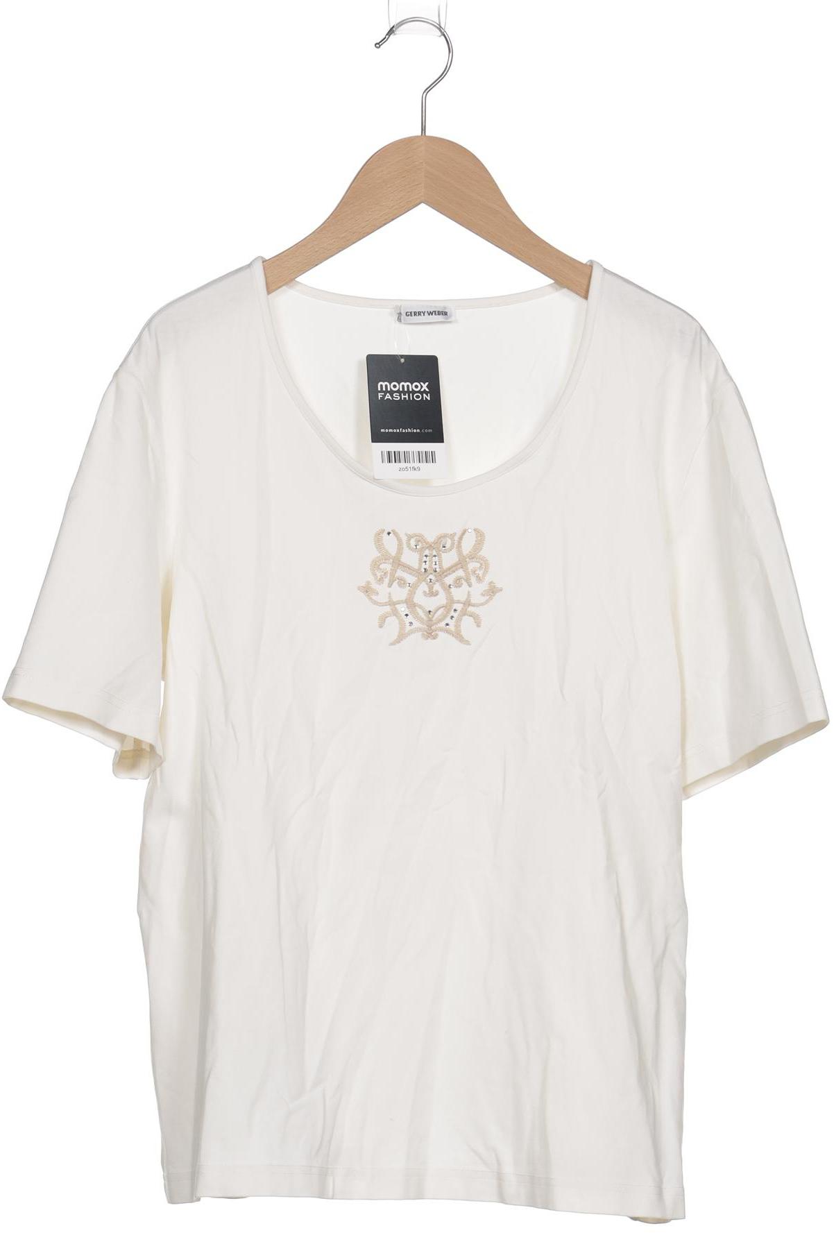 

Gerry Weber Damen T-Shirt, cremeweiß, Gr. 44