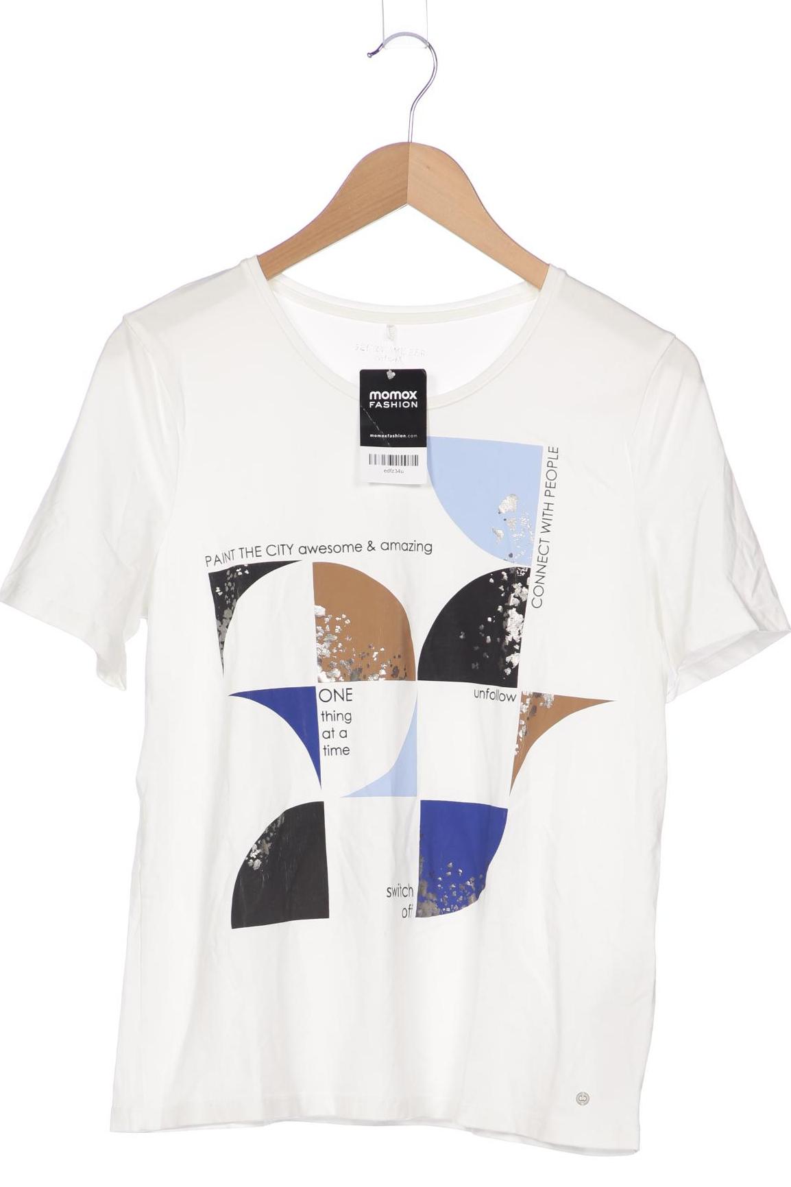 

Gerry Weber Damen T-Shirt, weiß, Gr. 40