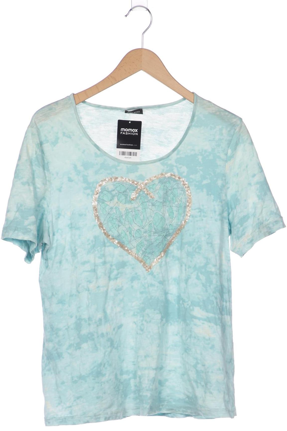 

Gerry Weber Damen T-Shirt, hellblau, Gr. 44
