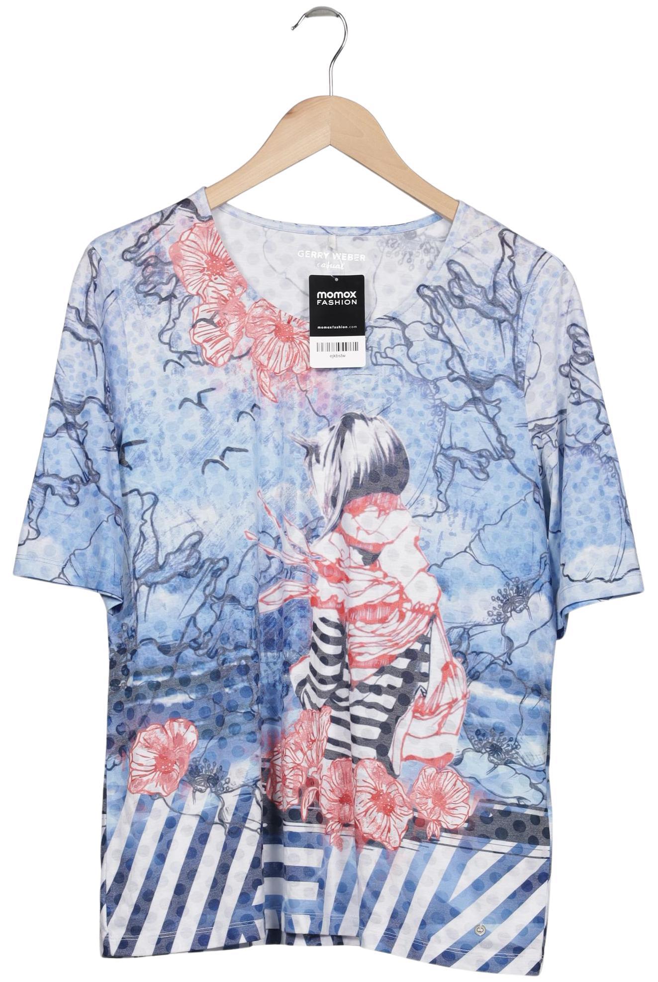 

Gerry Weber Damen T-Shirt, blau, Gr. 44