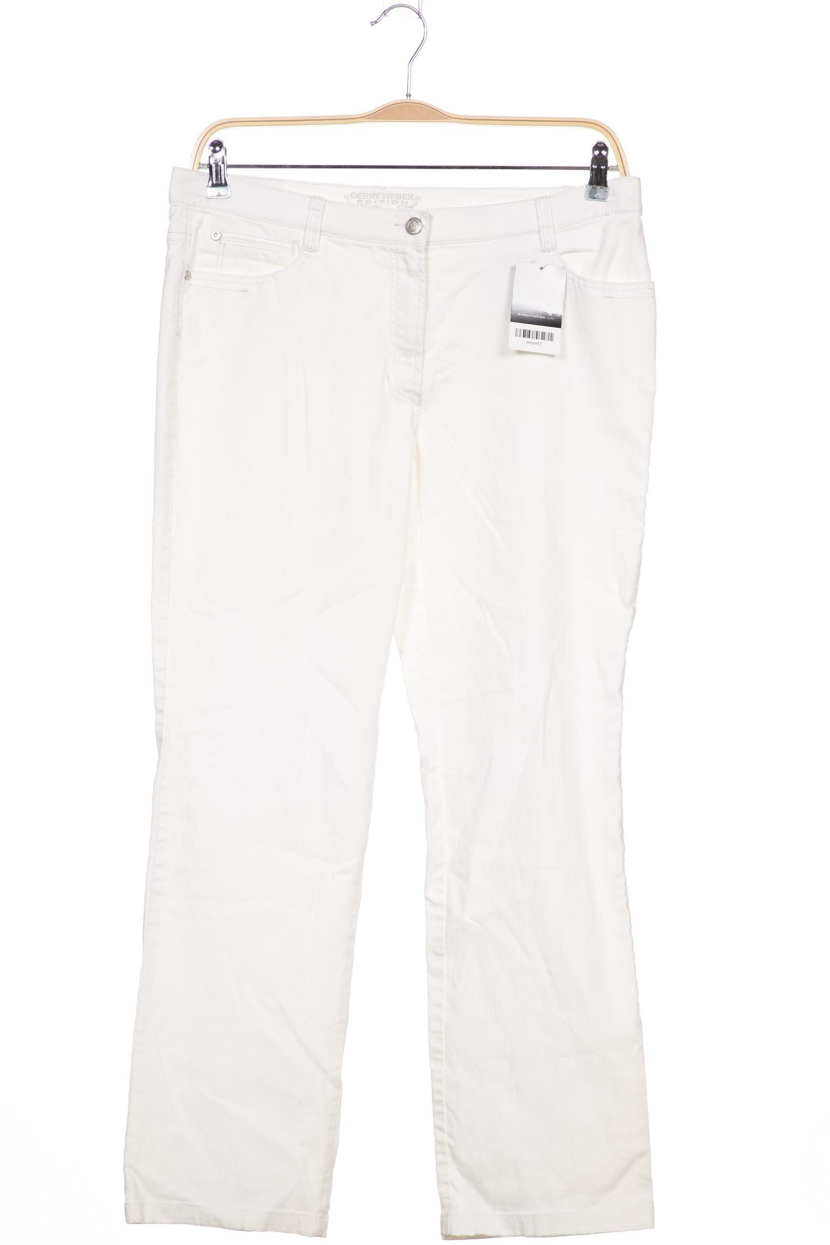 

Gerry Weber Damen Stoffhose, weiß, Gr. 44