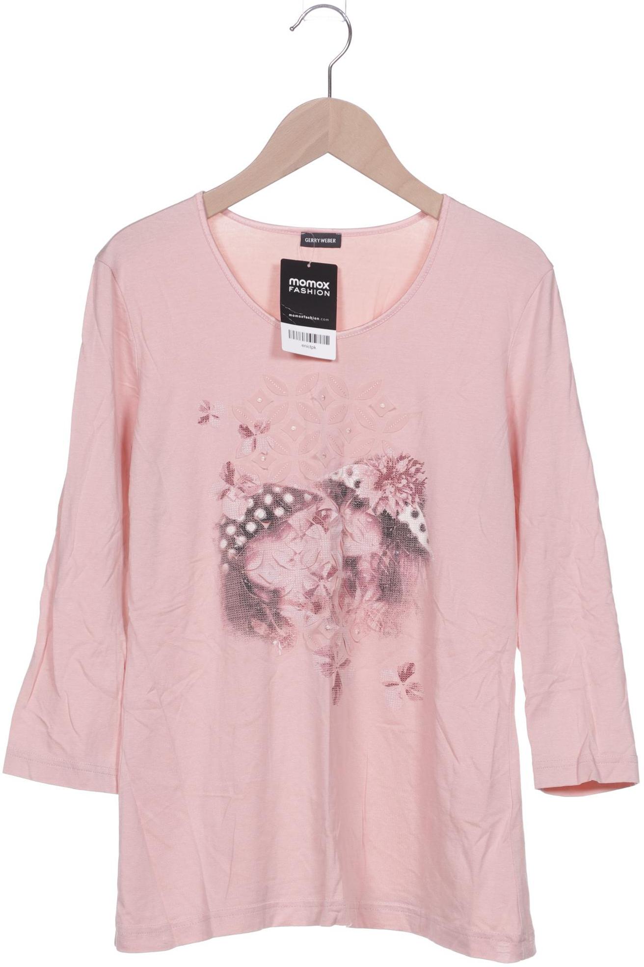 

Gerry Weber Damen Langarmshirt, pink, Gr. 40