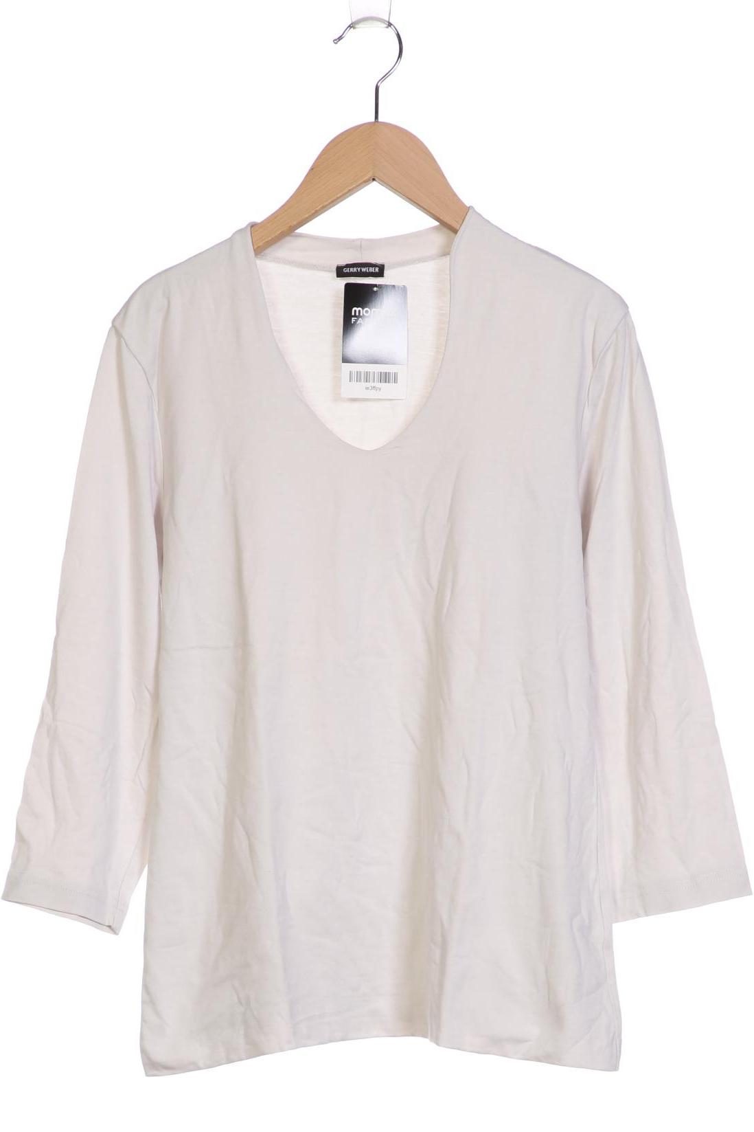 

Gerry Weber Damen Langarmshirt, weiß, Gr. 38