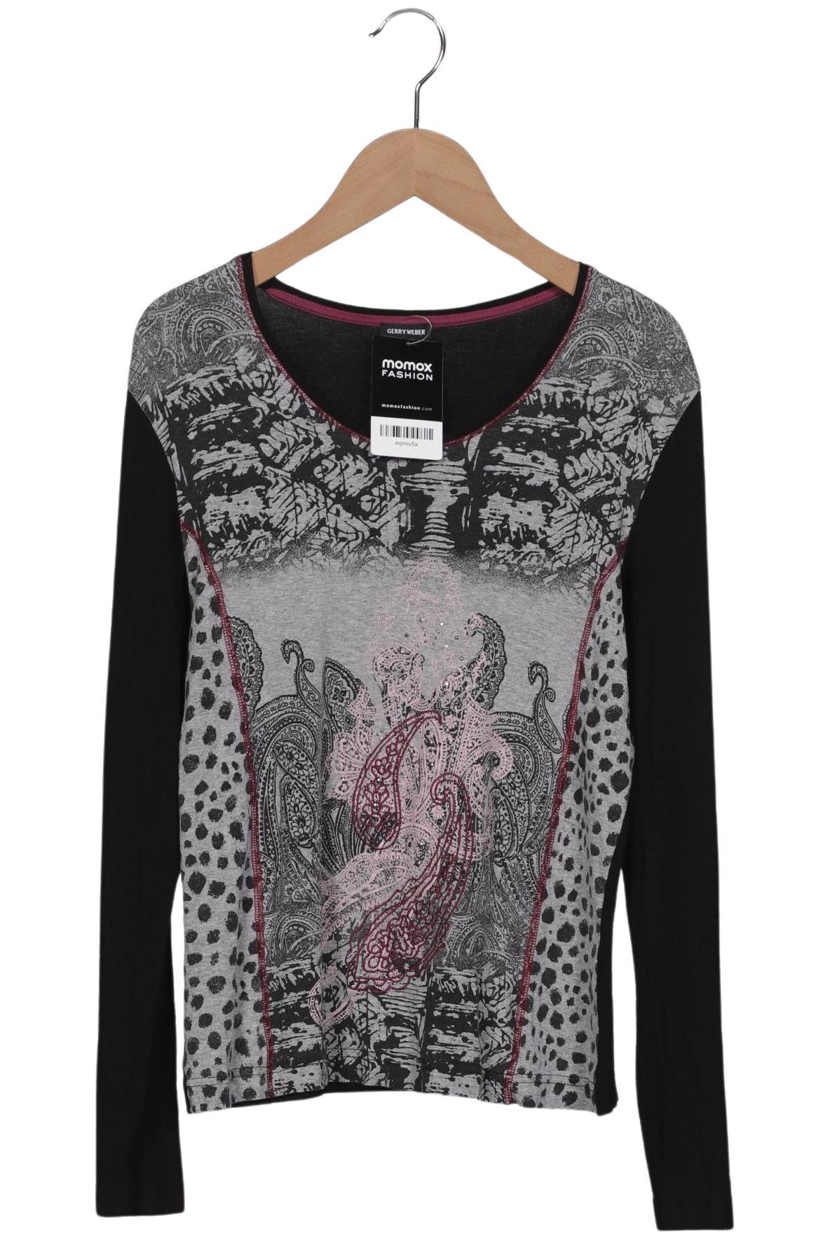 

Gerry Weber Damen Langarmshirt, schwarz, Gr. 38