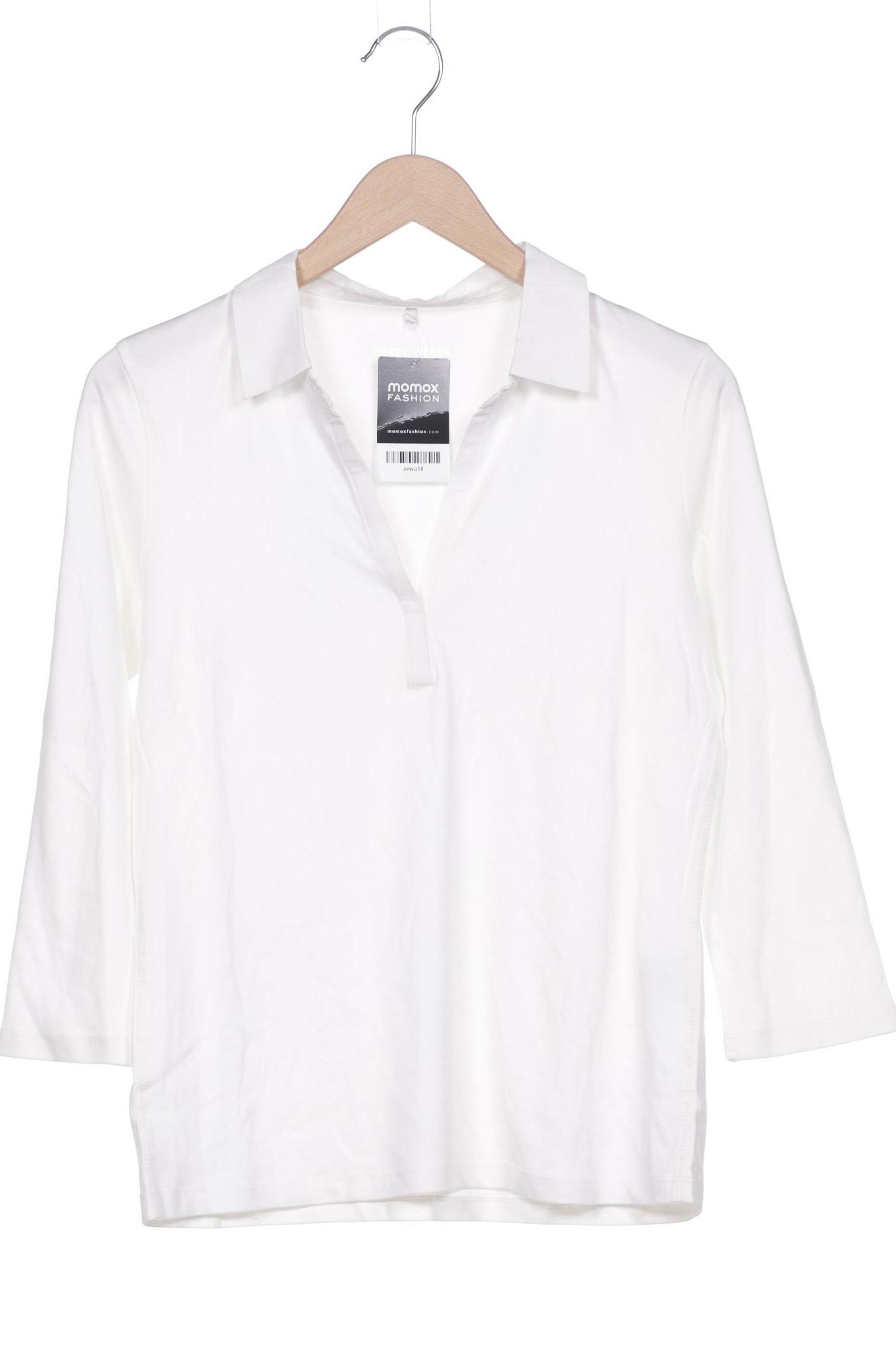 

Gerry Weber Damen Langarmshirt, weiß, Gr. 38