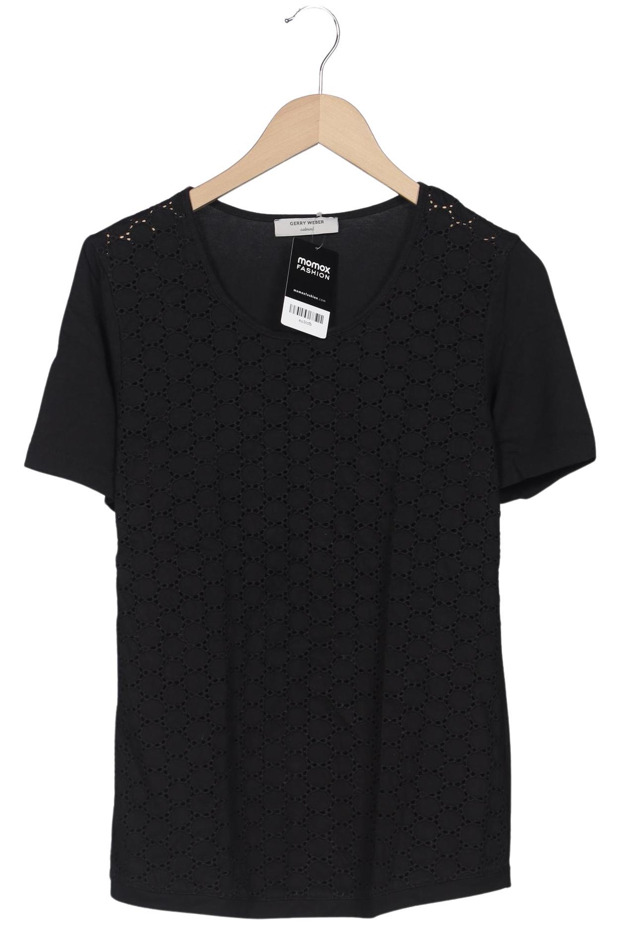 

Gerry Weber Damen T-Shirt, schwarz, Gr. 38