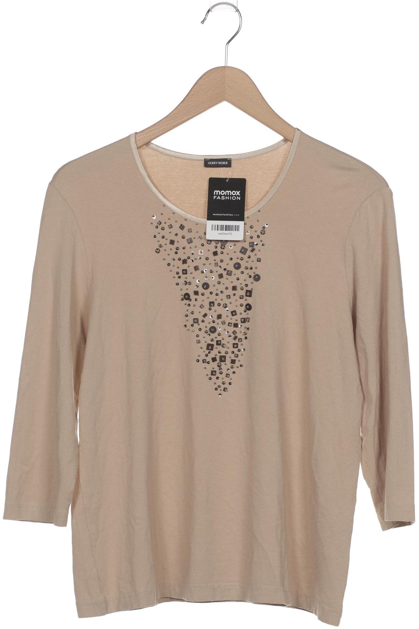 

Gerry Weber Damen Langarmshirt, beige, Gr. 44
