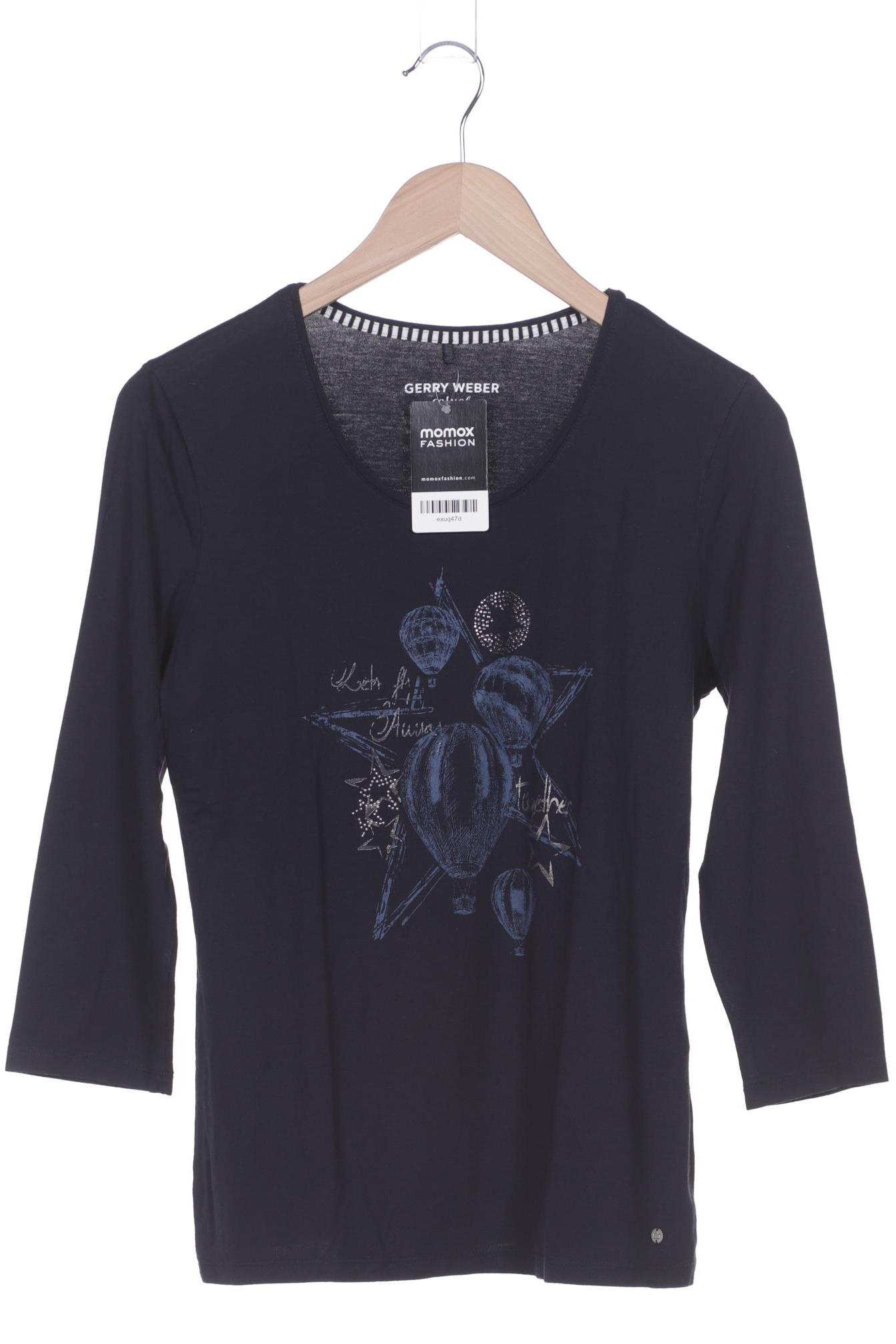 

Gerry Weber Damen Langarmshirt, schwarz, Gr. 38
