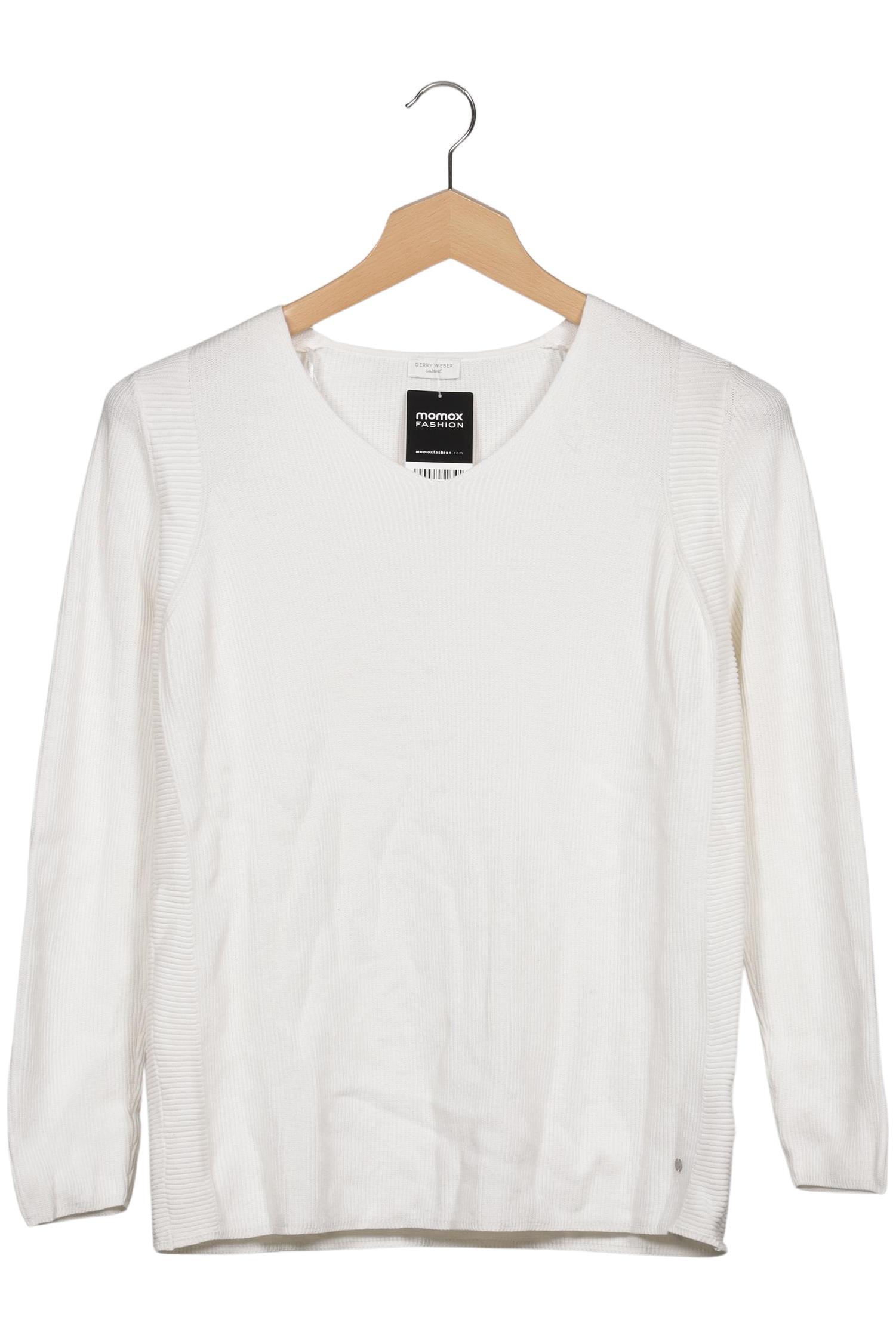 

Gerry Weber Damen Pullover, weiß, Gr. 46