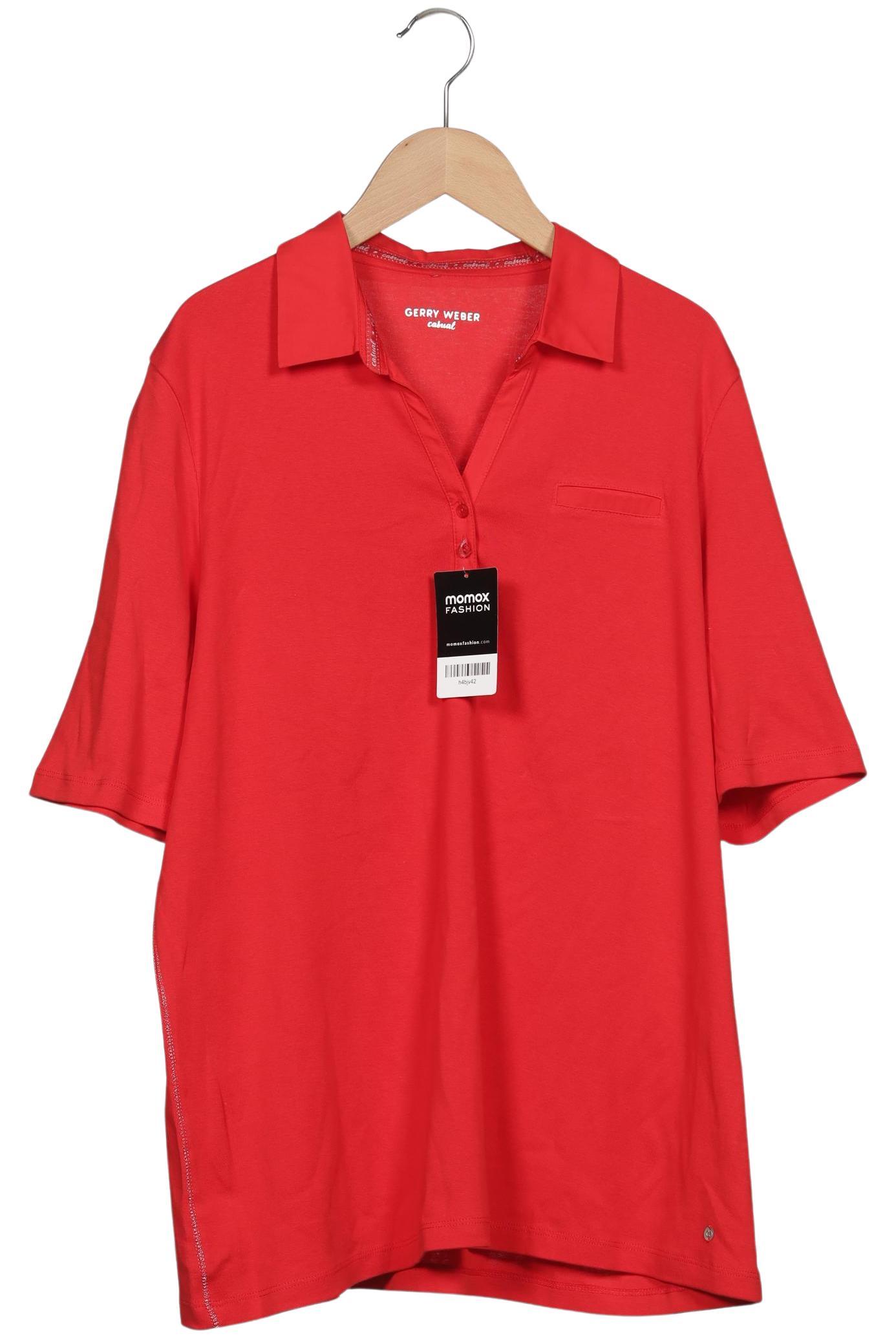

Gerry Weber Damen Poloshirt, rot, Gr. 48