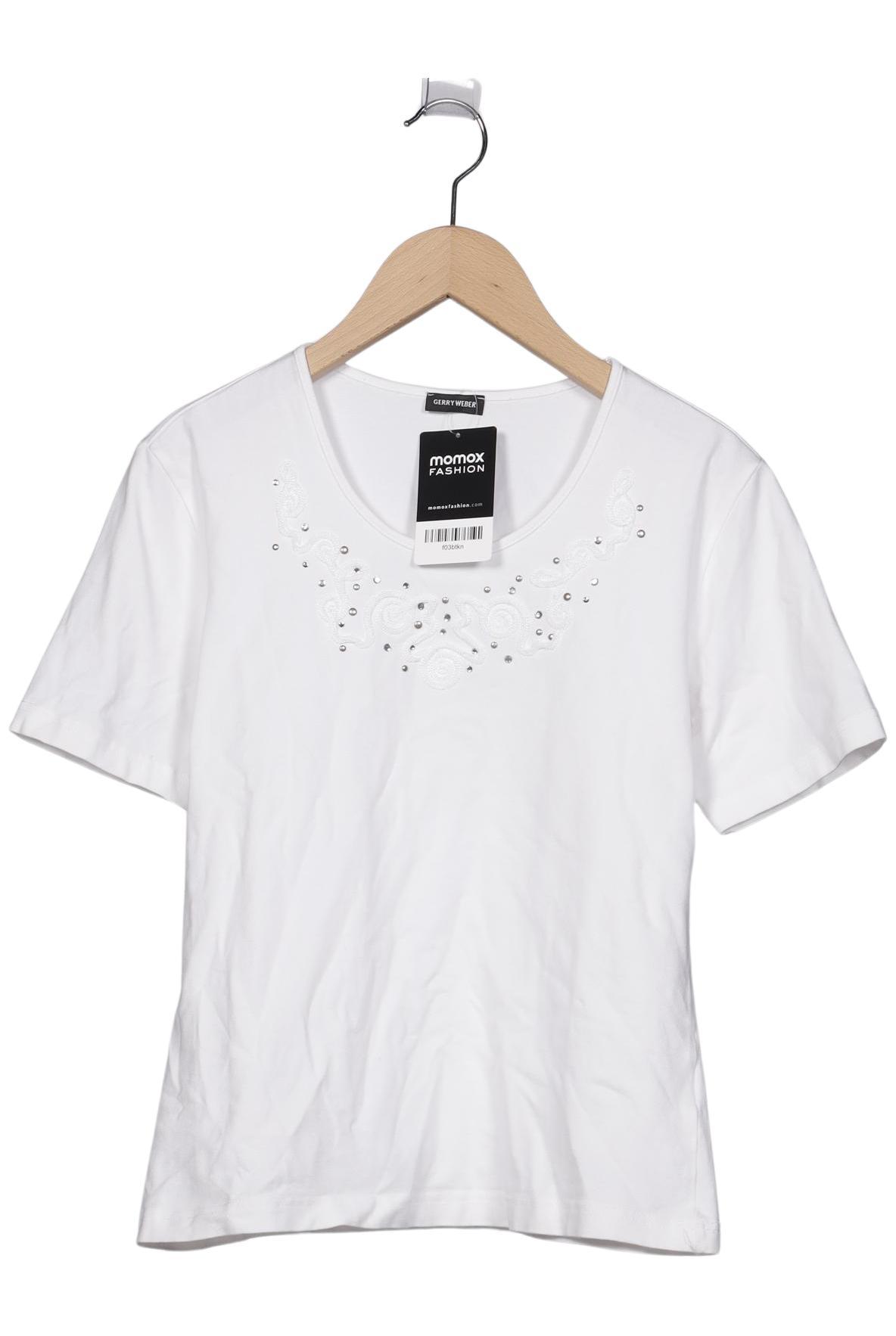 

Gerry Weber Damen T-Shirt, weiß, Gr. 38