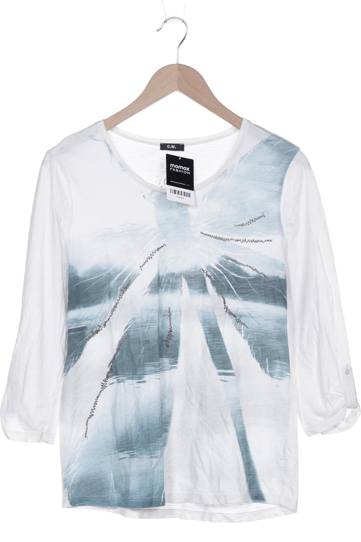 

Gerry Weber Damen Langarmshirt, weiß, Gr. 42