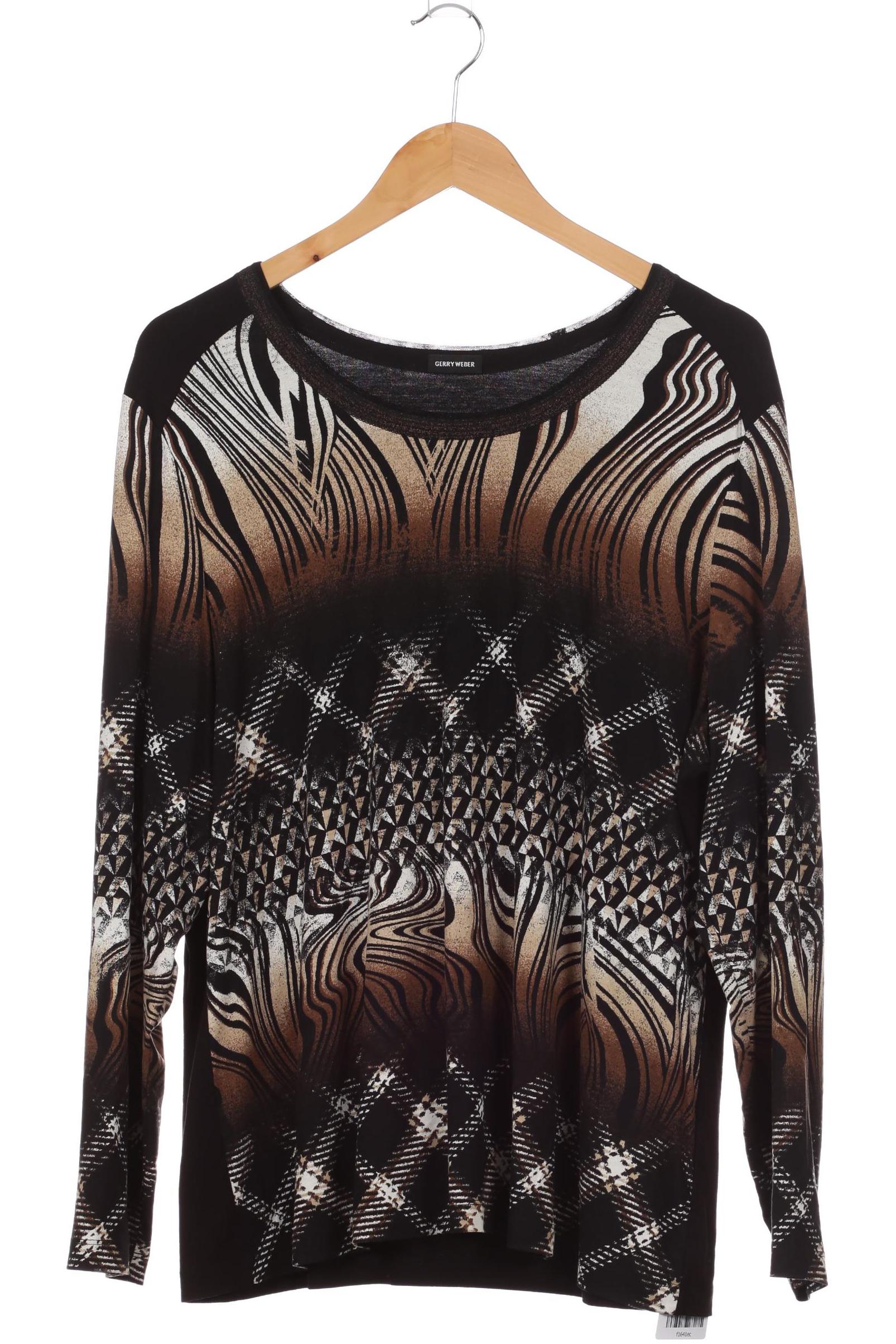 

Gerry Weber Damen Langarmshirt, schwarz, Gr. 46