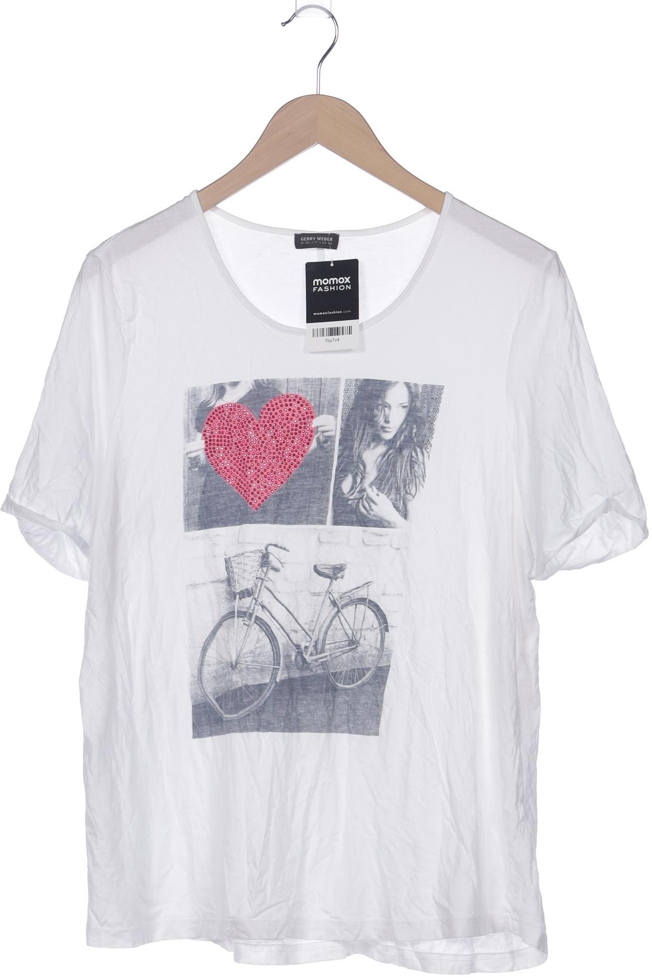 

Gerry Weber Damen T-Shirt, weiß, Gr. 48