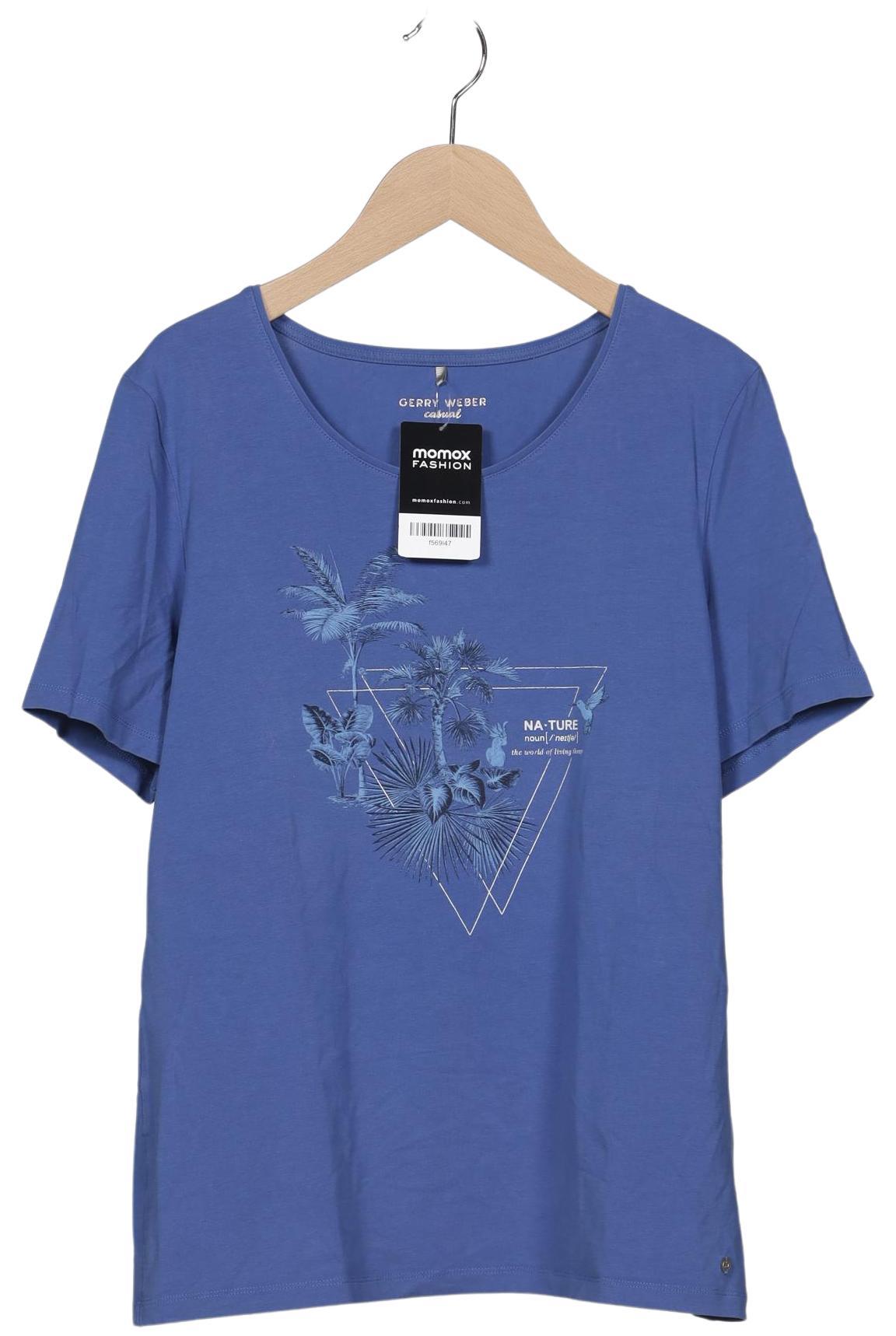 

Gerry Weber Damen T-Shirt, blau, Gr. 44