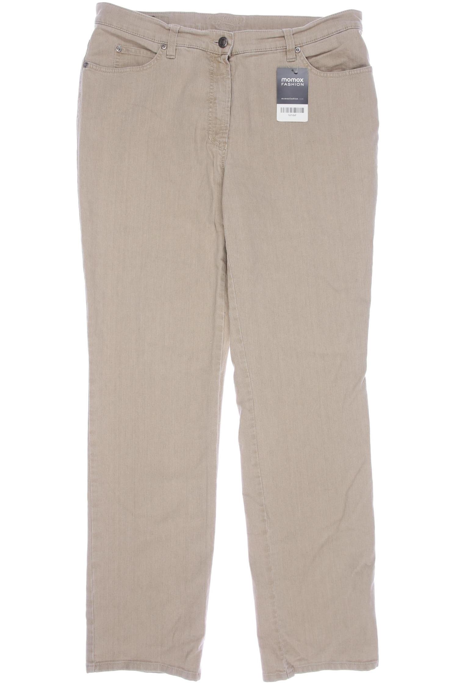 

Gerry Weber Damen Stoffhose, beige, Gr. 44