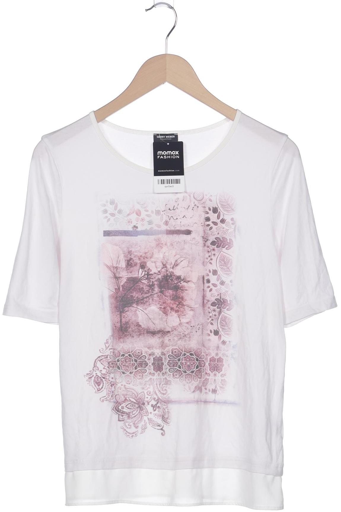 

Gerry Weber Damen T-Shirt, weiß, Gr. 40